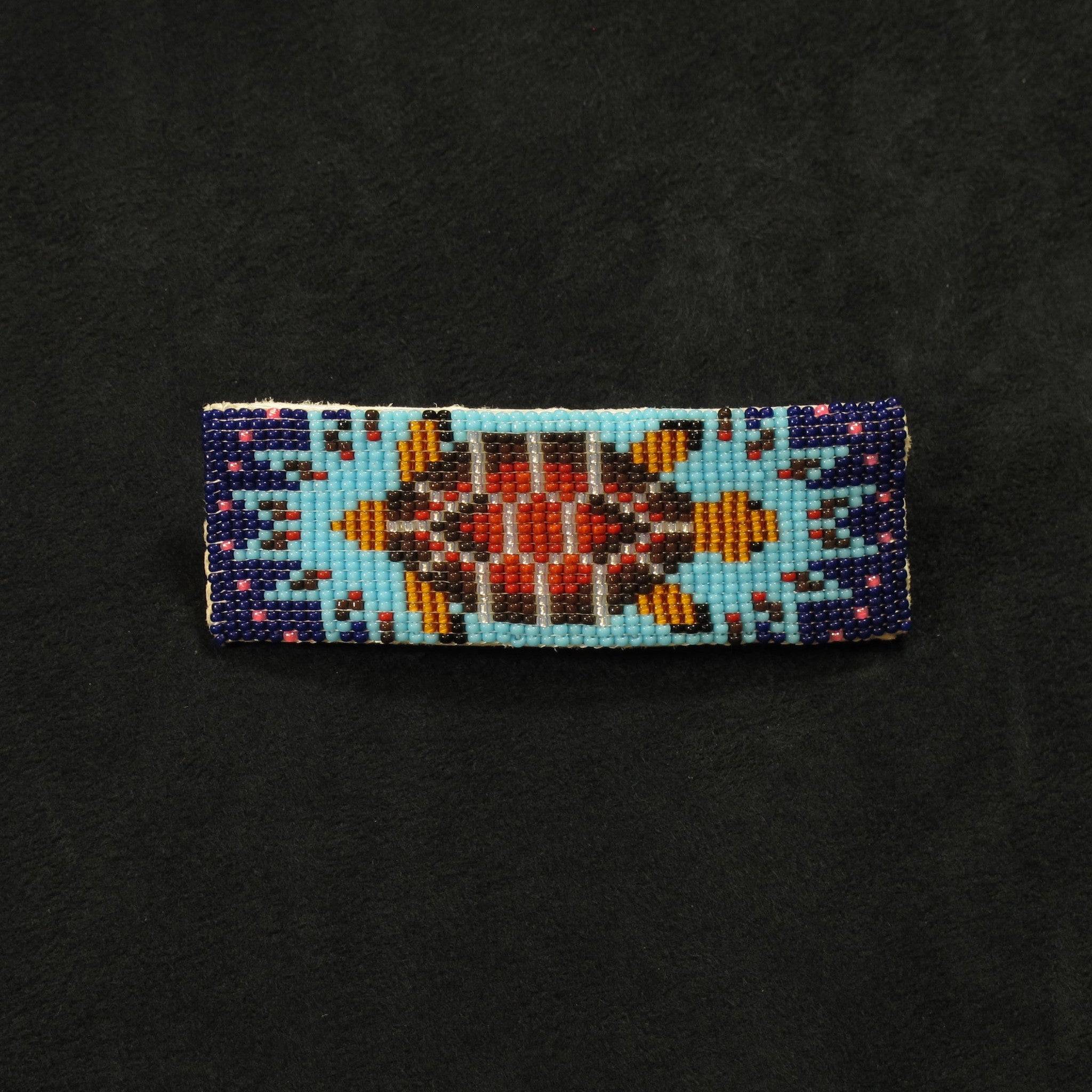 Beaded Turtle Barrette