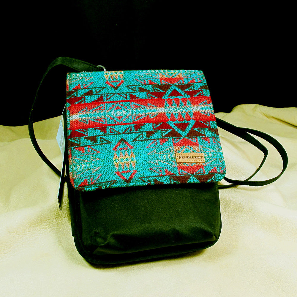 Pendleton Small Teal Crossbody Purse