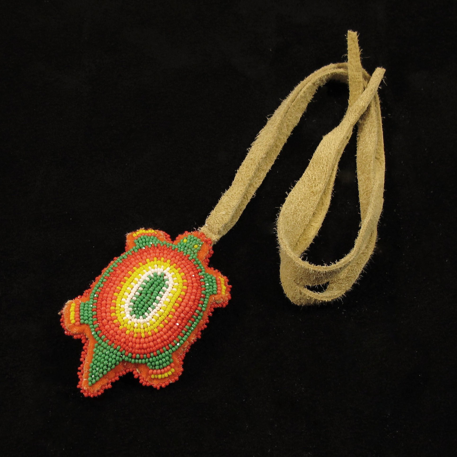 Orange Beaded Turtle