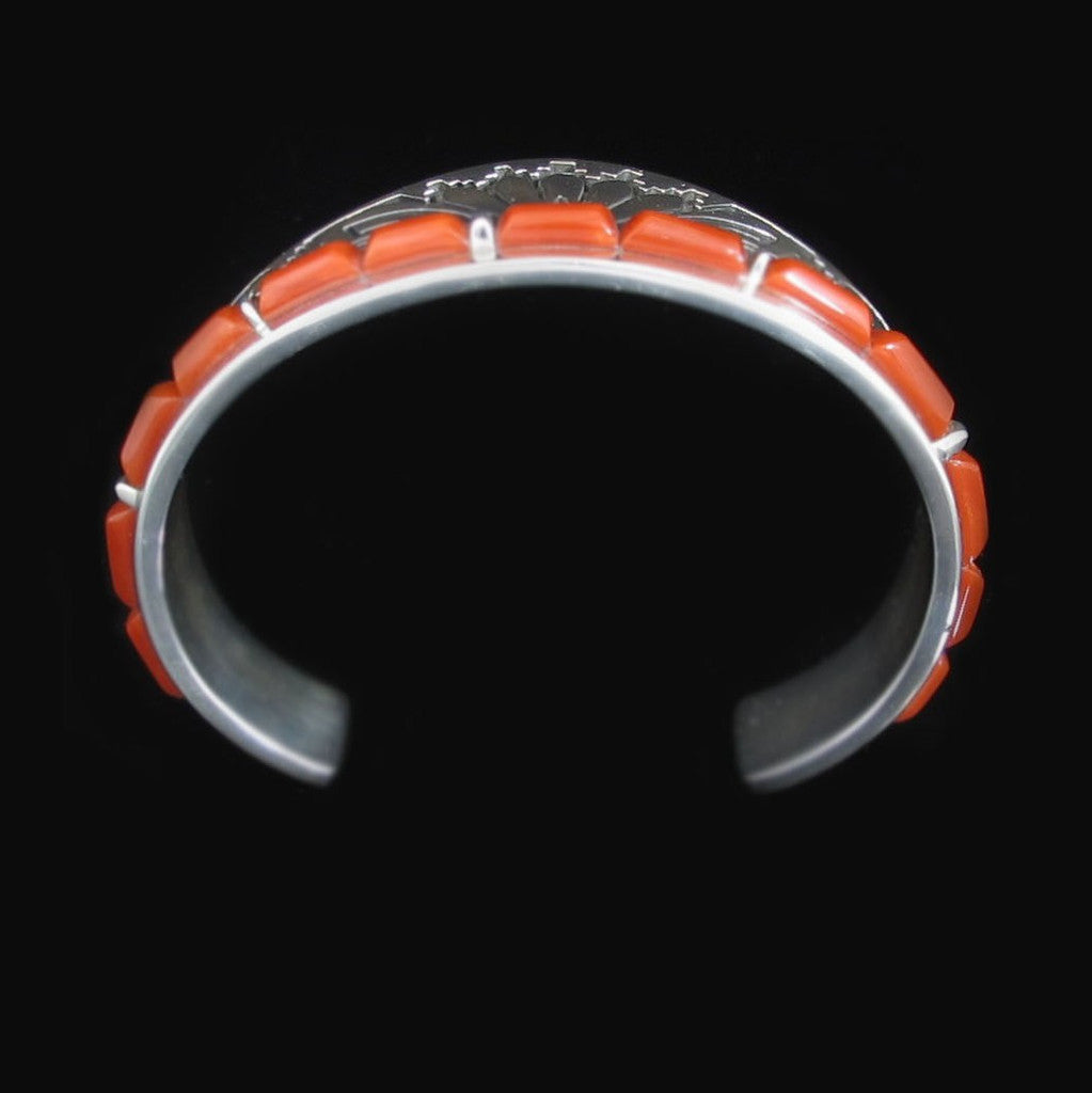 Geometric Coral Bracelet