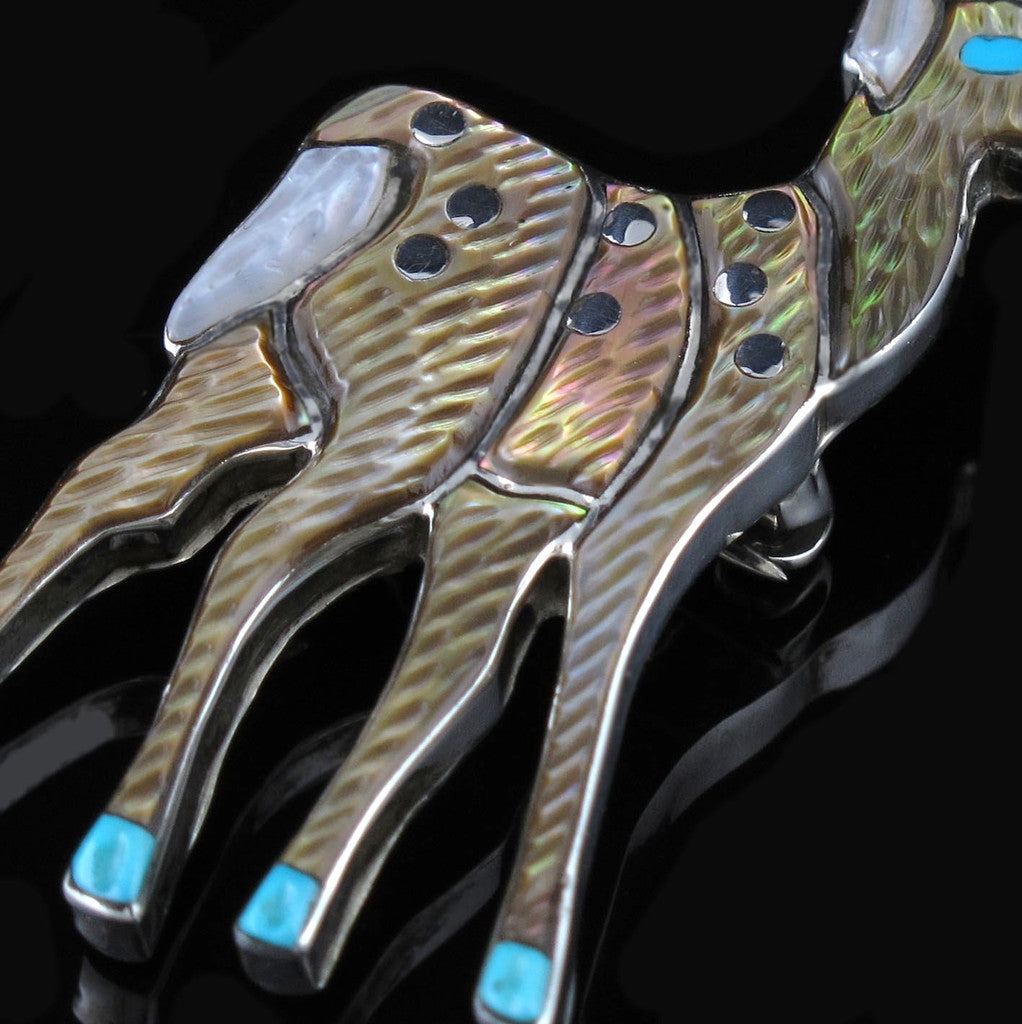 Zuni Deer Pin Pendant