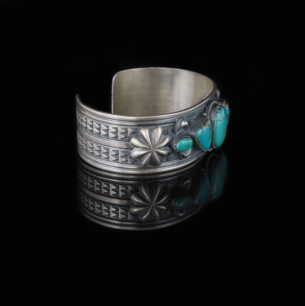 5 Stone Native Turquoise Bracelet