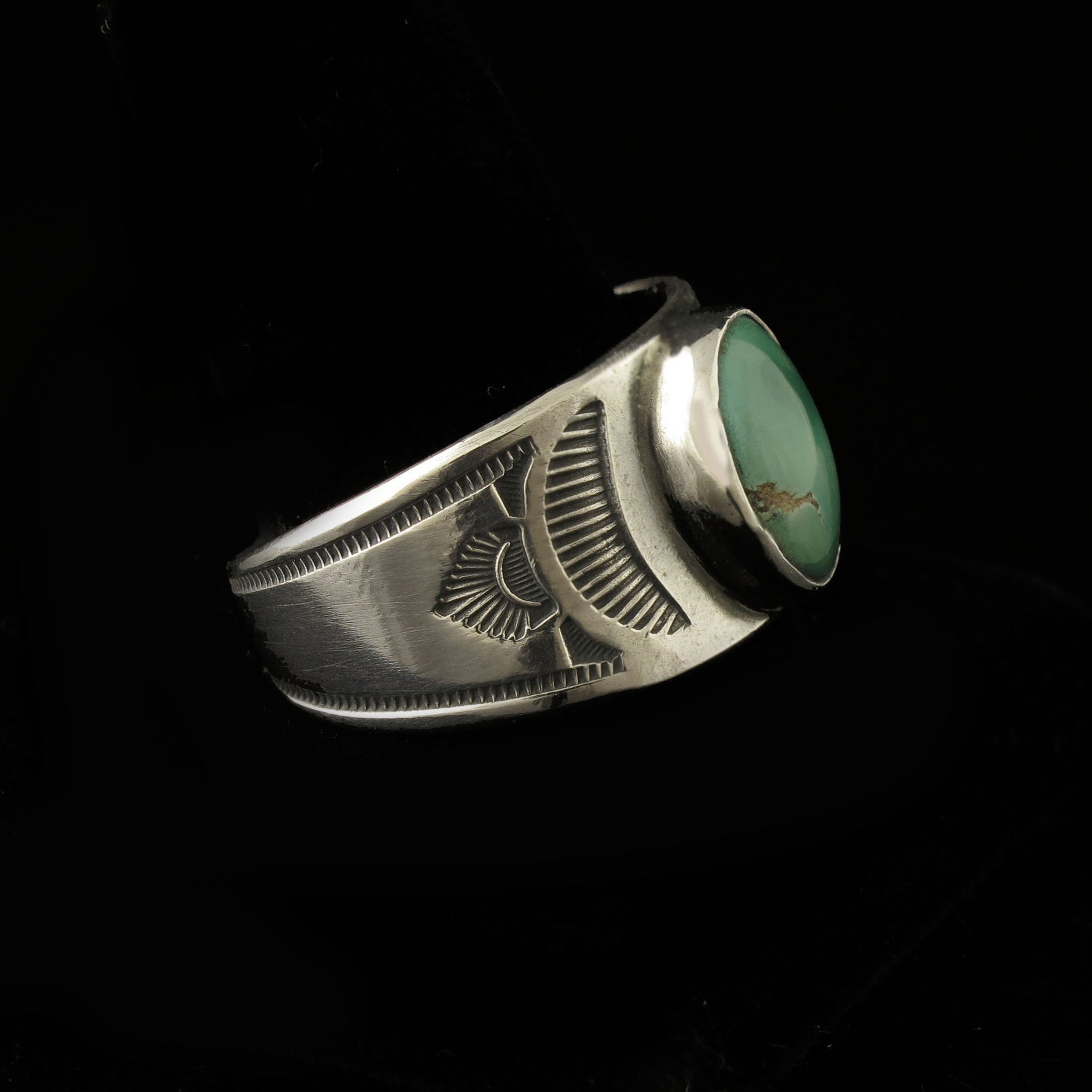Navajo Turquoise Mens Ring