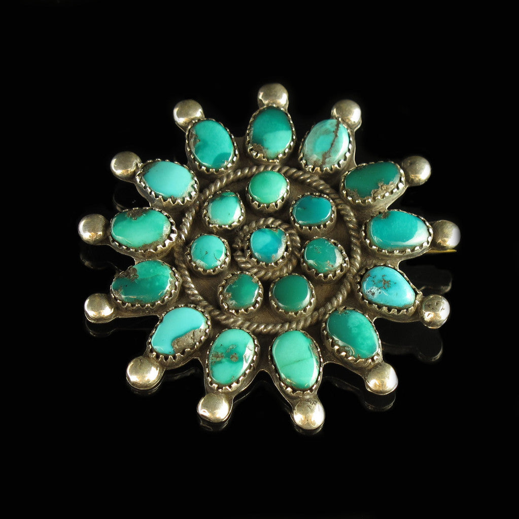 Vintage Turquoise Pin