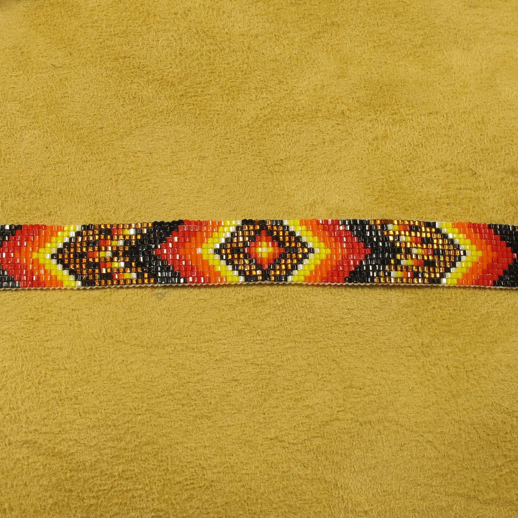 Geo-Metric Beaded Hatband