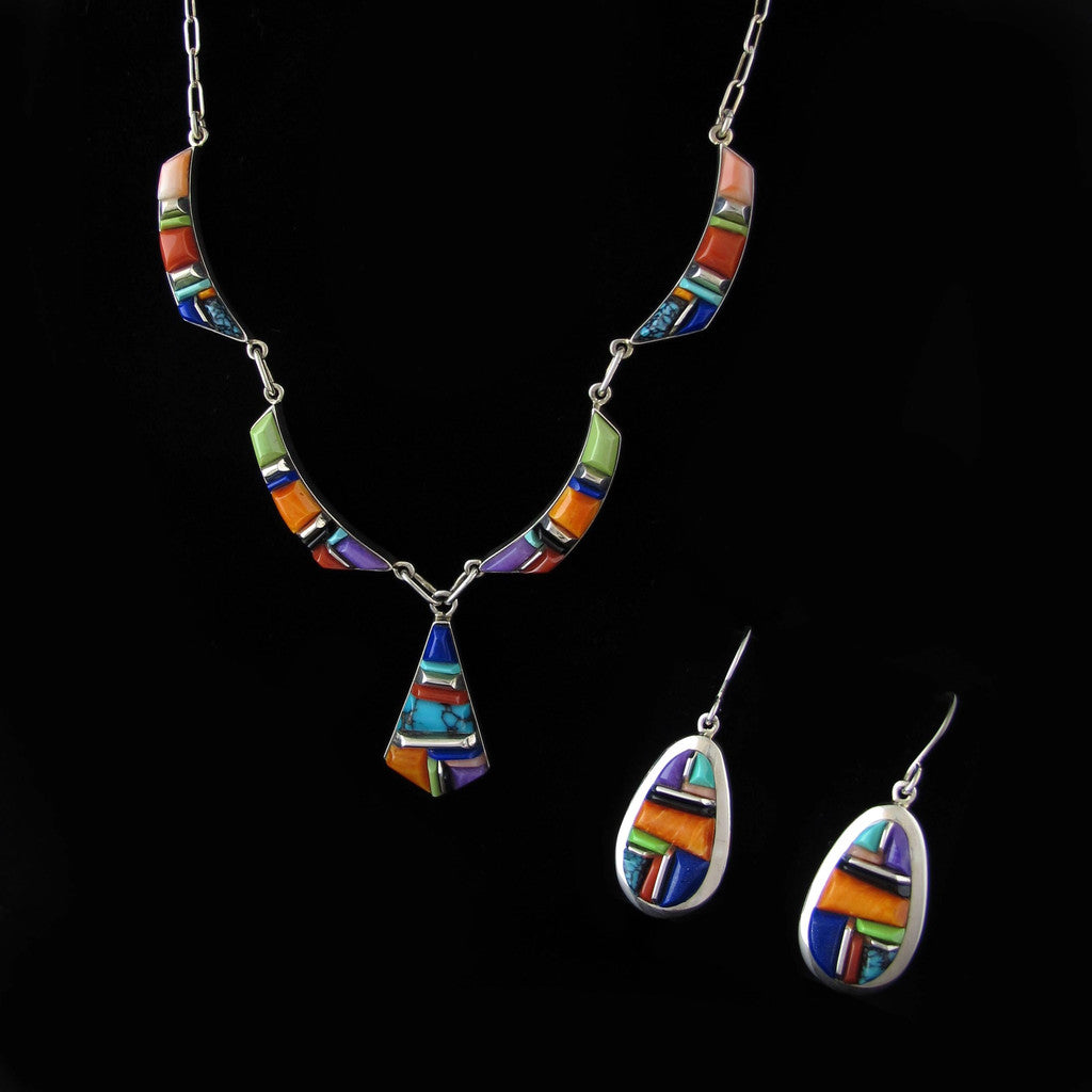 Corn Row Multi Stone Set