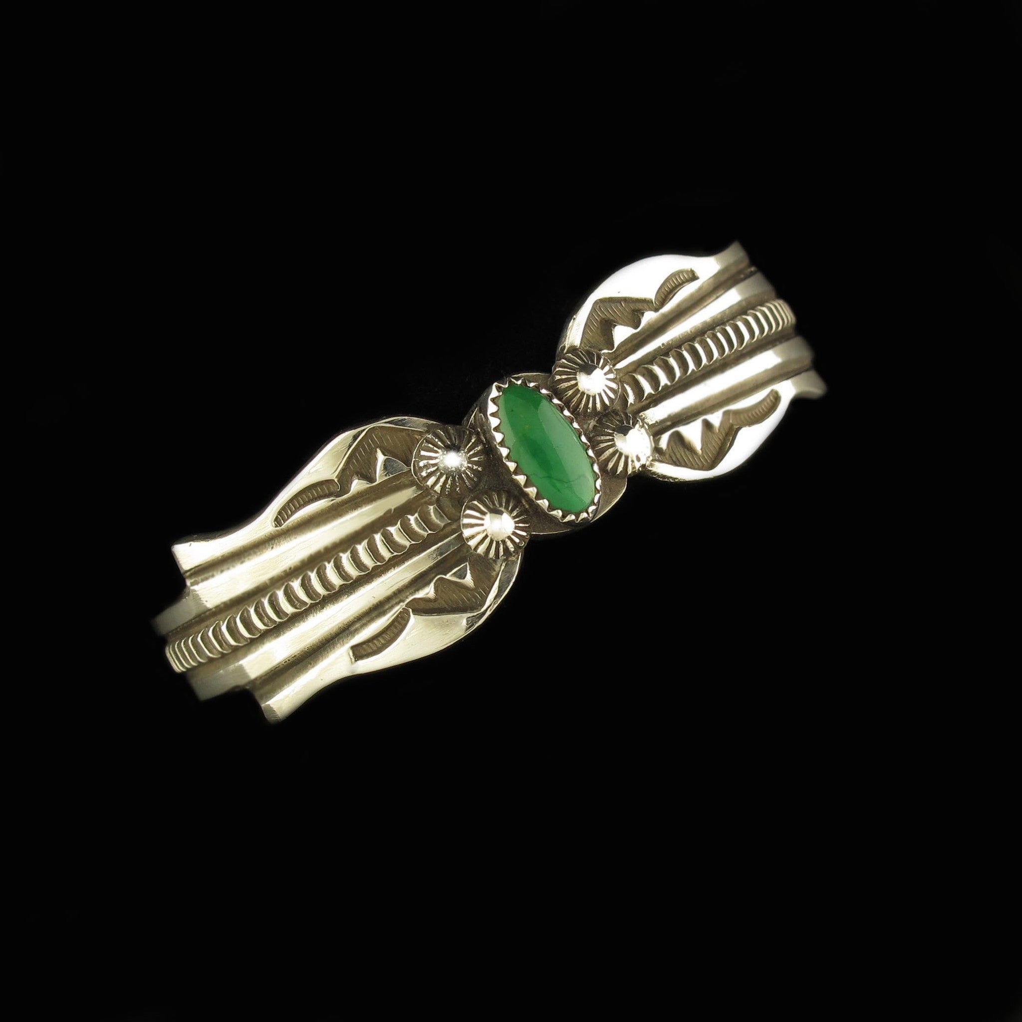 Dark Green Turquoise Bracelet