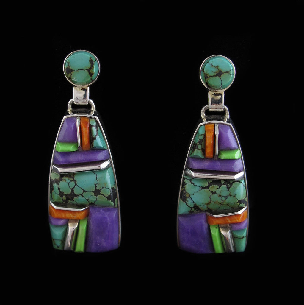 Reversible Bear Pendant Earring Set