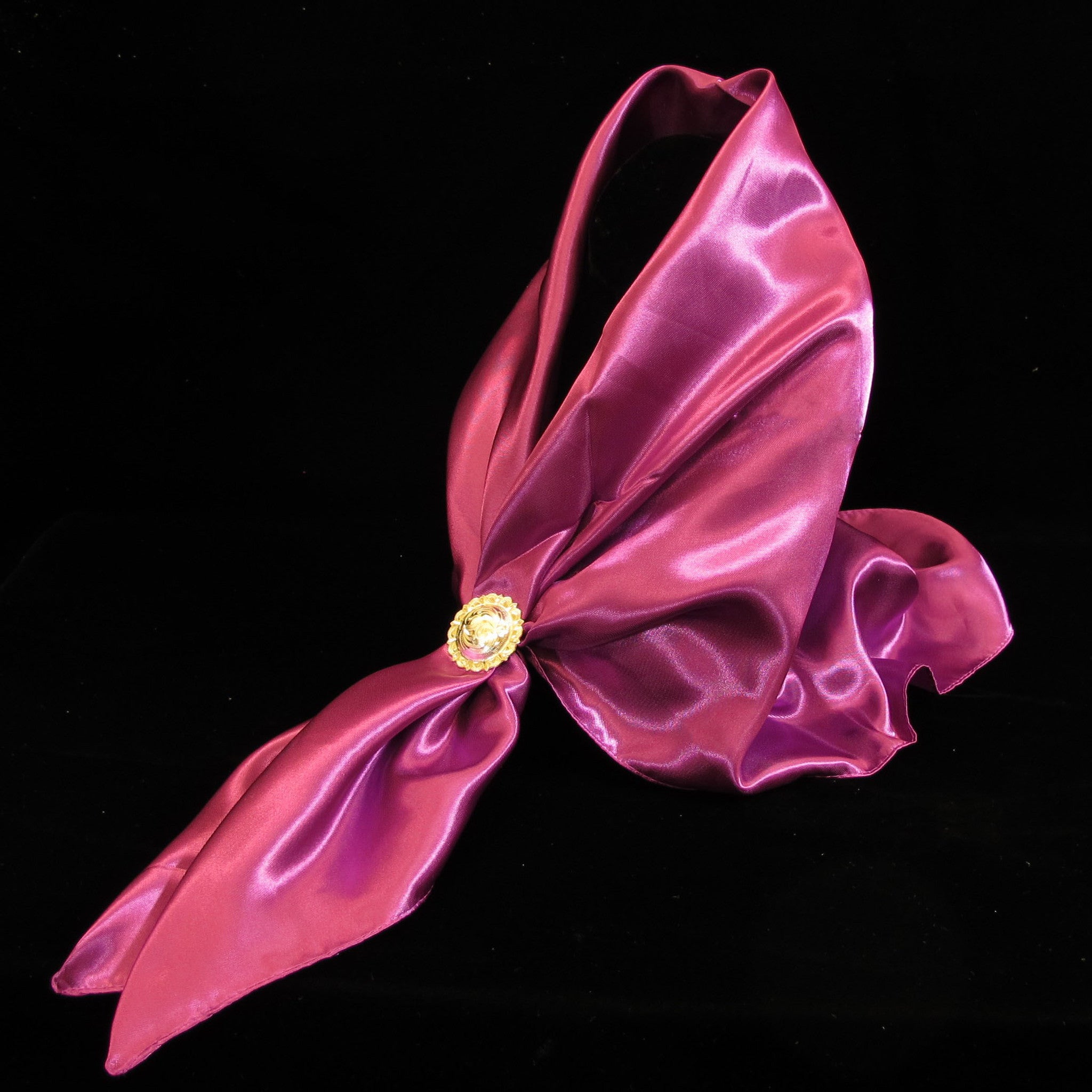 Rayon Satin Scarf Purple