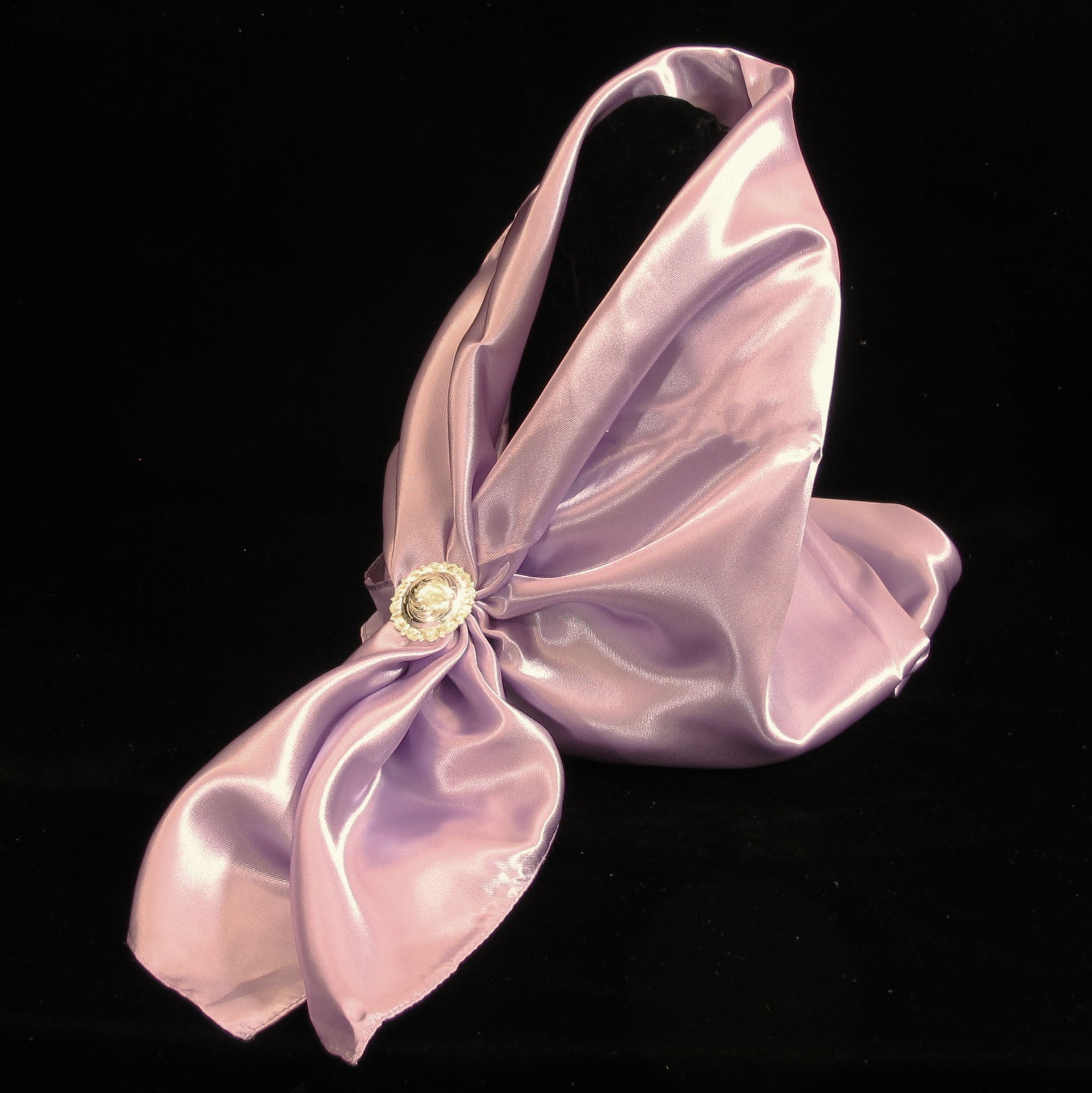 Rayon Satin Scarf Lilac