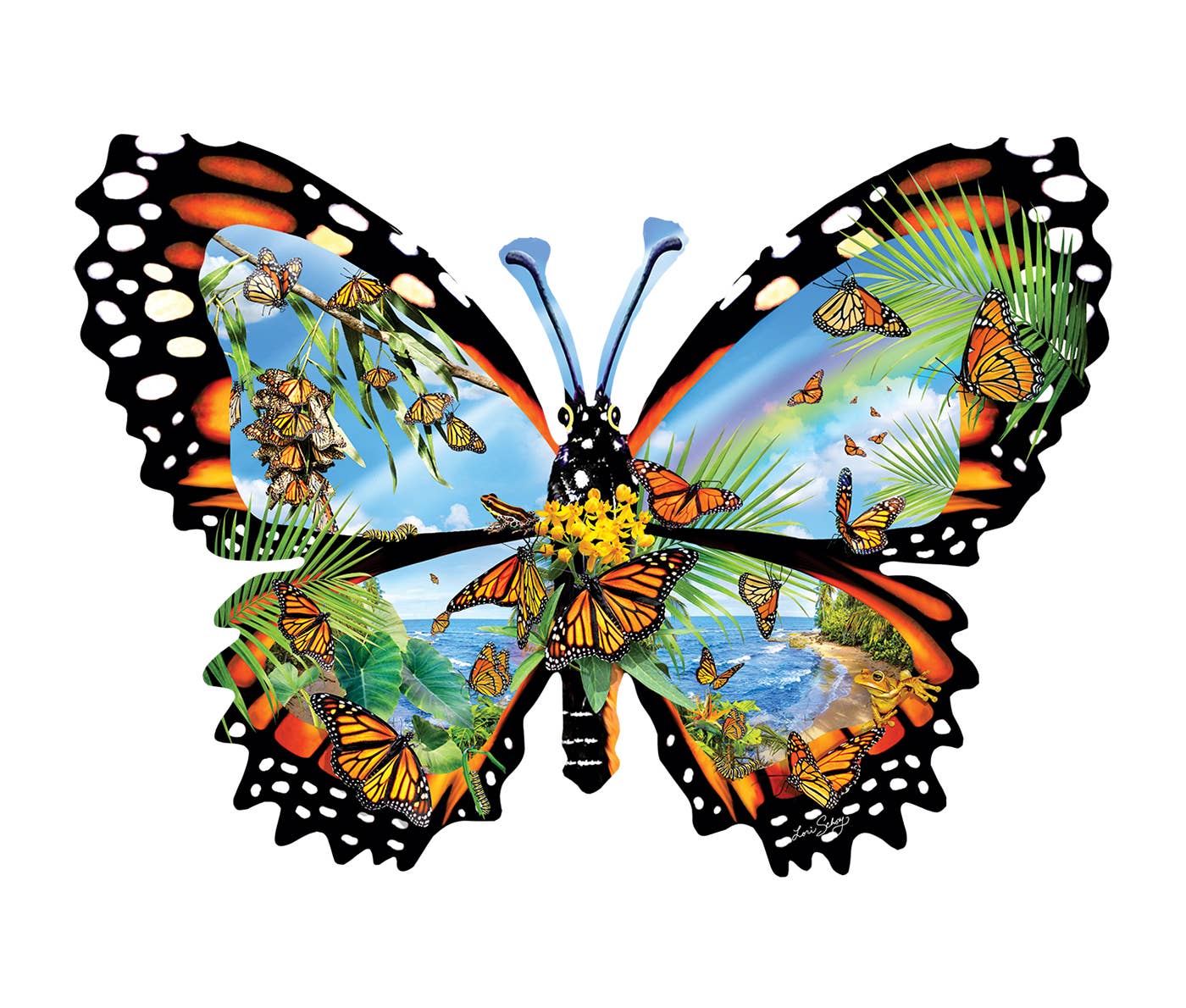 SunsOut - 1098 Ode to the Monarch Puzzle