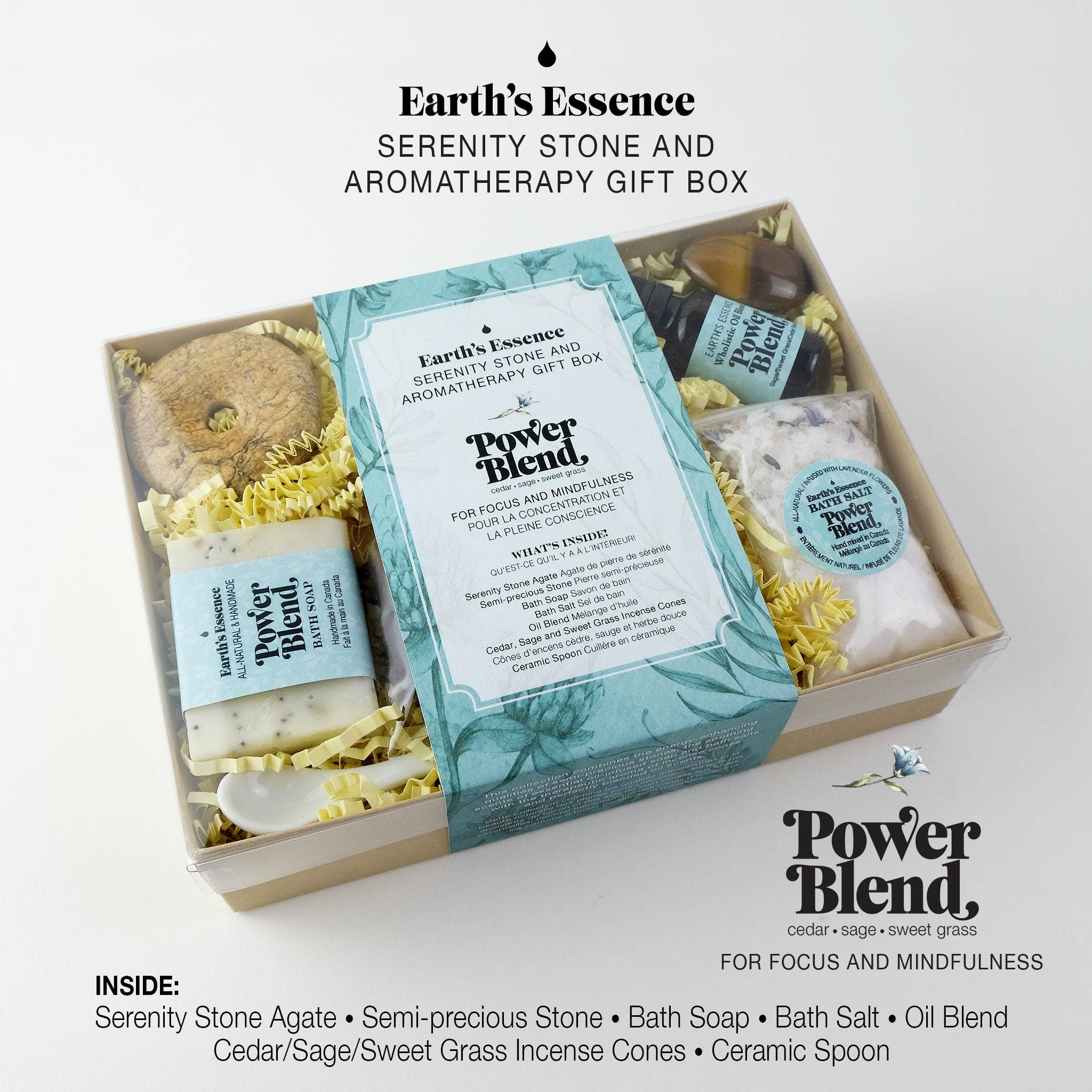Stone & Aromatherapy Gift Box - POWER BLEND - *FINAL SALE*