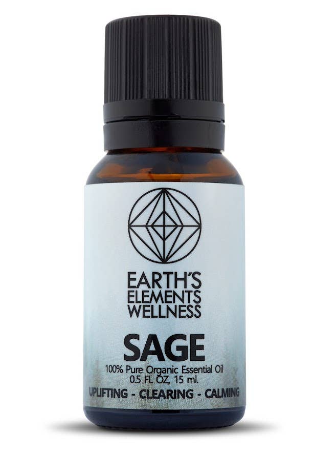 Sage Essential Oil (15ml) – Pure, Cleansing & Aromatherapy Oil