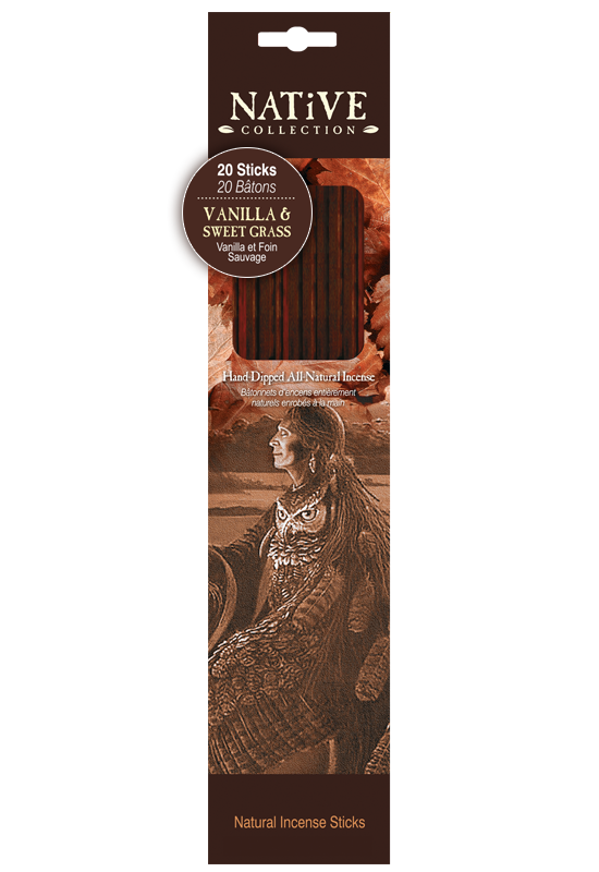 Vanilla & Sweet Grass - Incense Native Collection