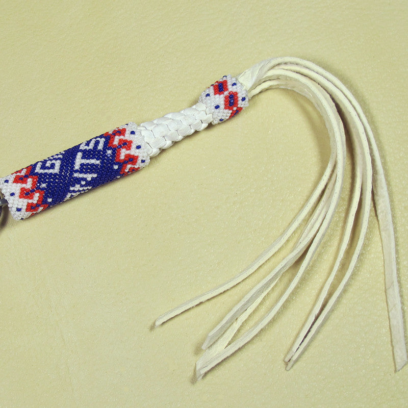 New York Giants Beaded Keychain