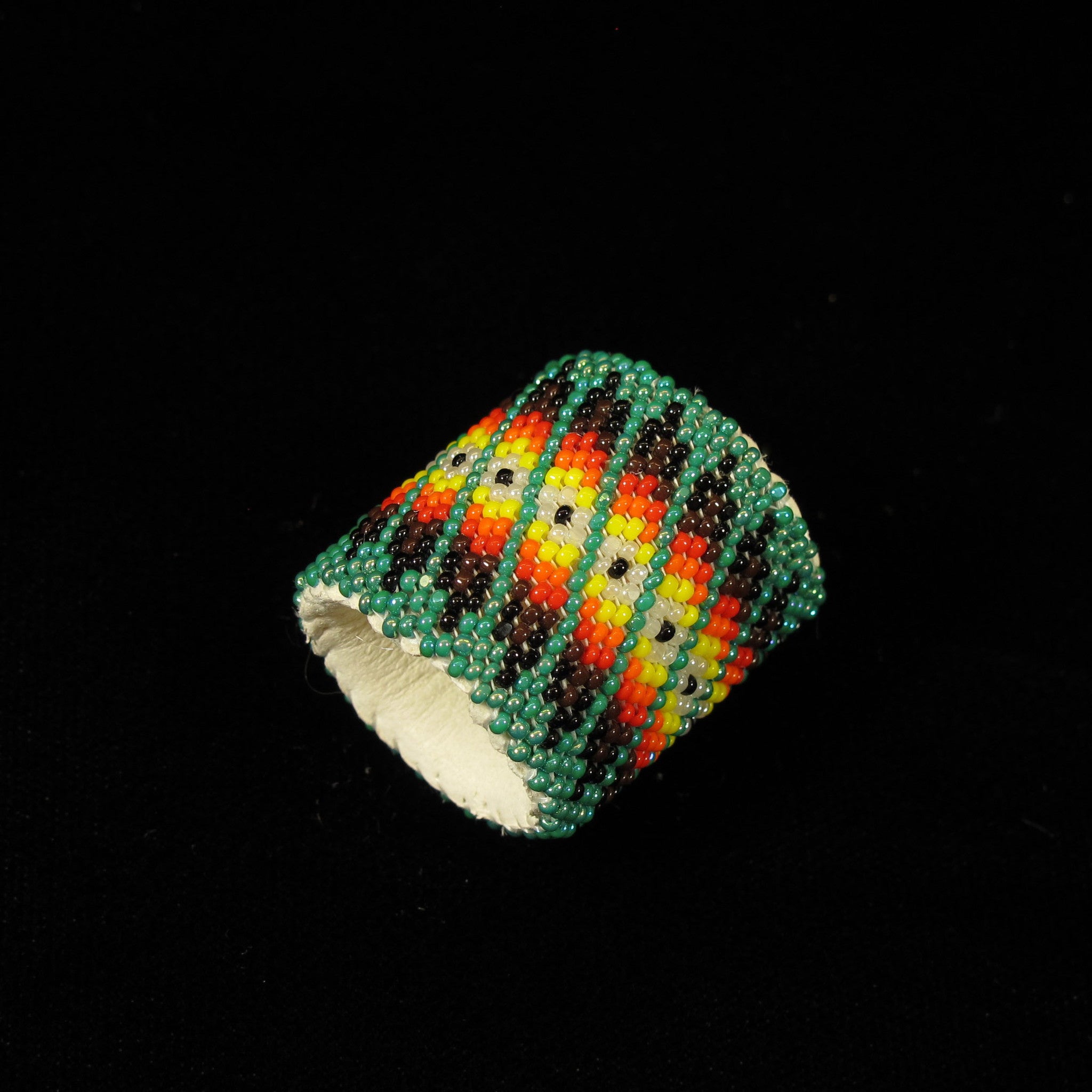 Teal Beaded Scarf Slide/Holder