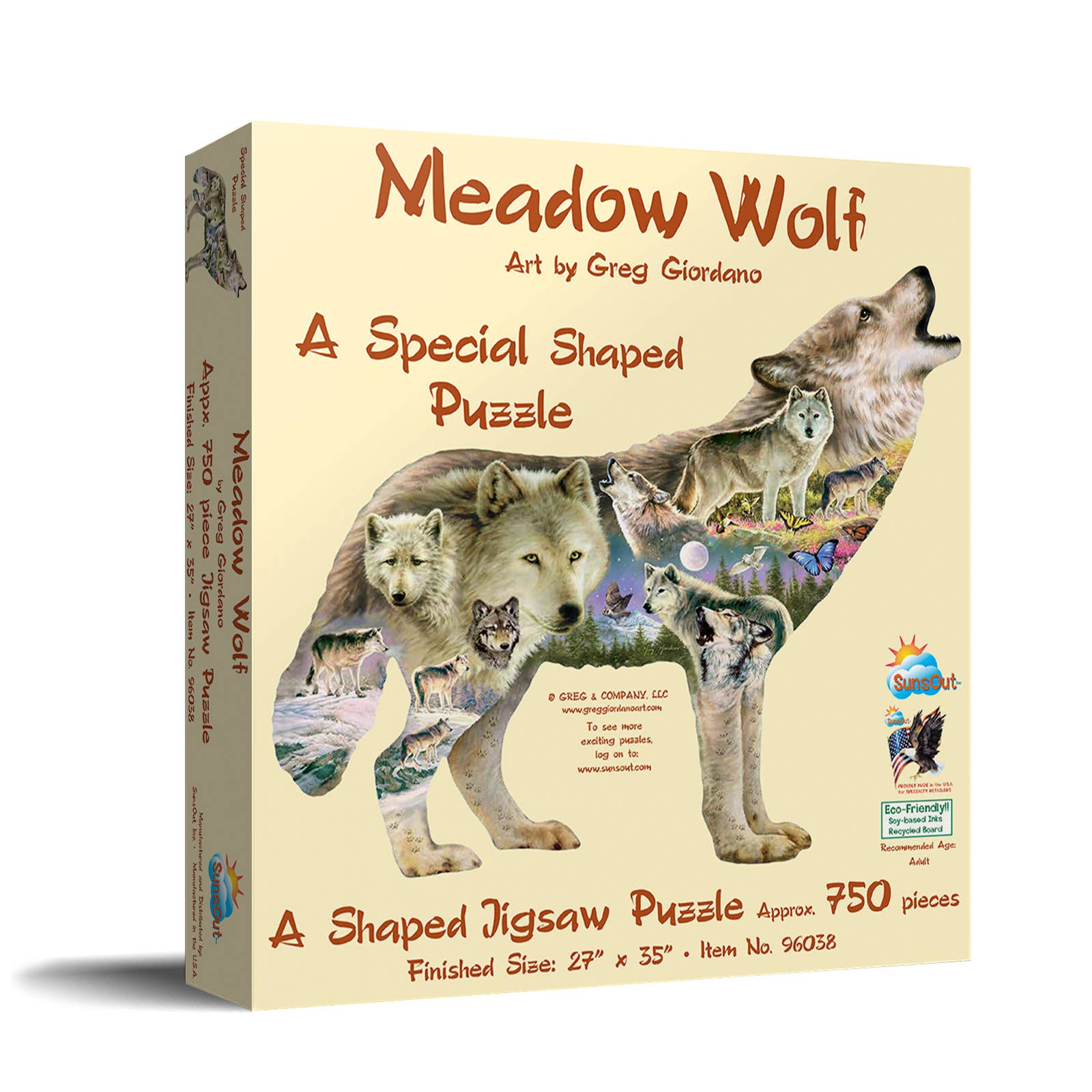 SunsOut - 5472 Meadow Wolf Puzzle