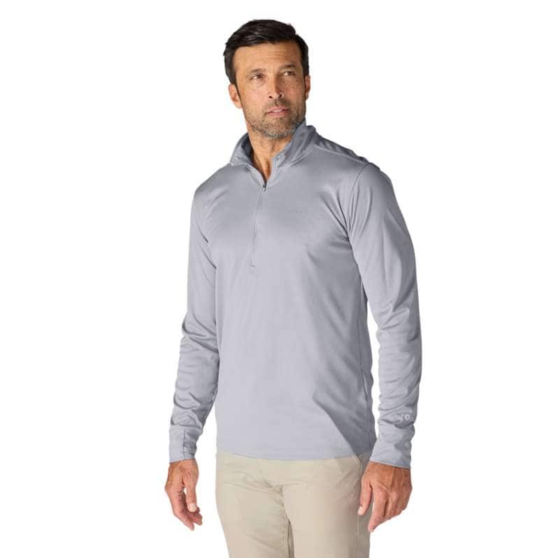 Carhartt Force Sun Defender Relaxed 1/2-Zip - Steel Heather