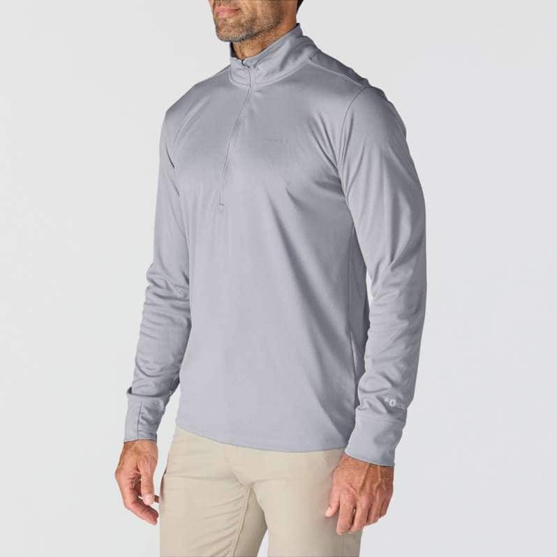 Carhartt Force Sun Defender Relaxed 1/2-Zip - Steel Heather - view 2