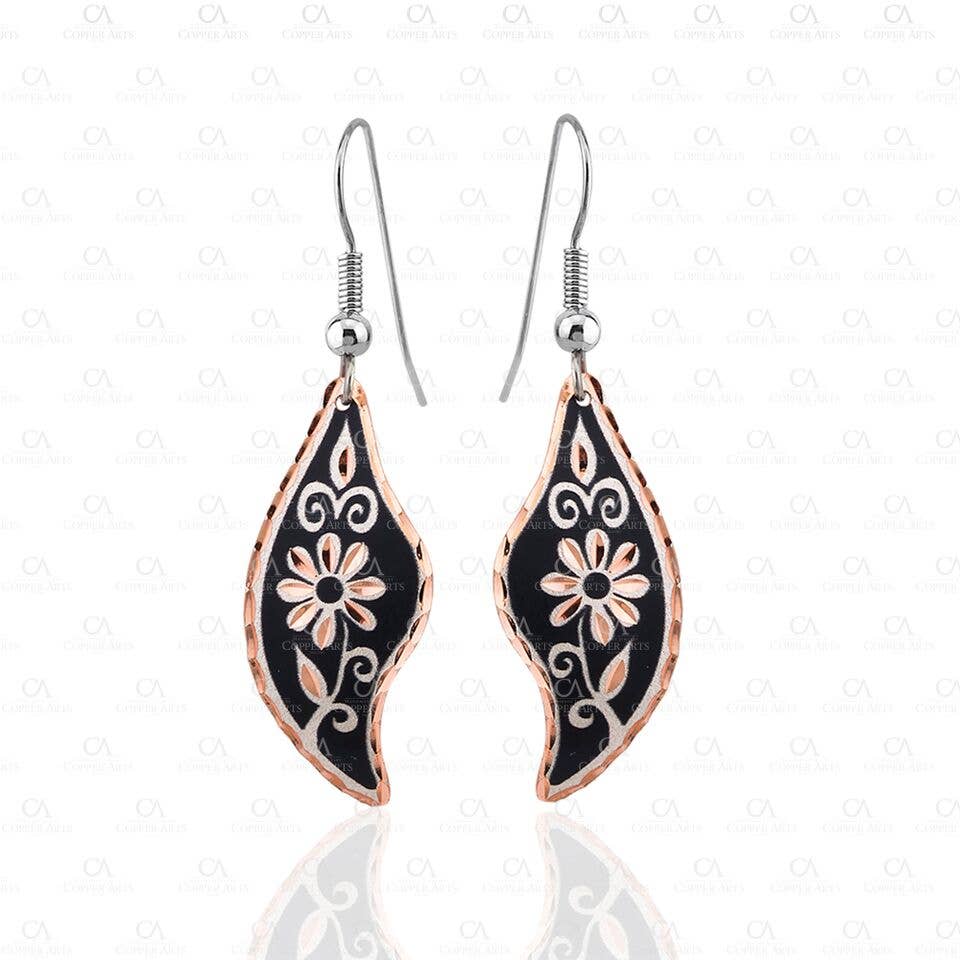 Floral Design Earrings