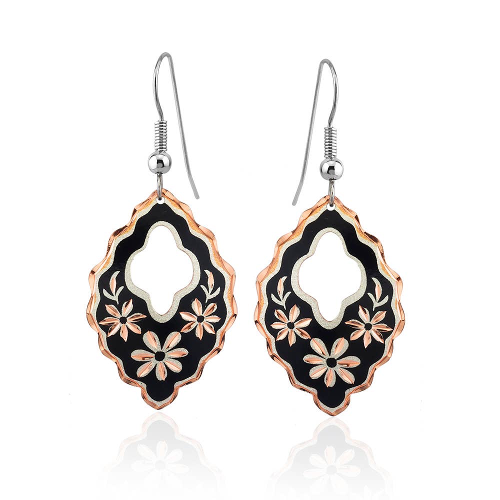 Gorgeous Cut Out Flower Earrings