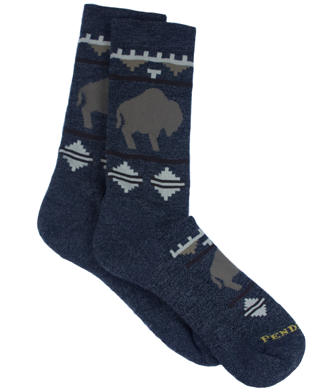 Pendleton - Roaming Bison Crew Socks