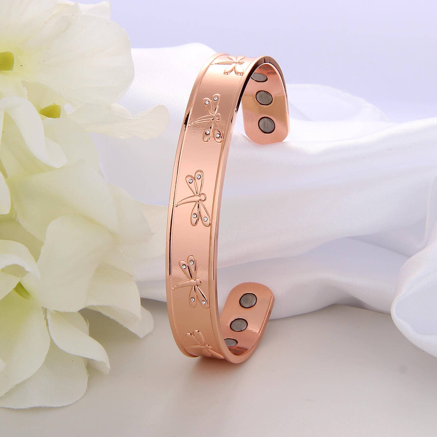 Dragonfly  Design Magnetic Bracelet