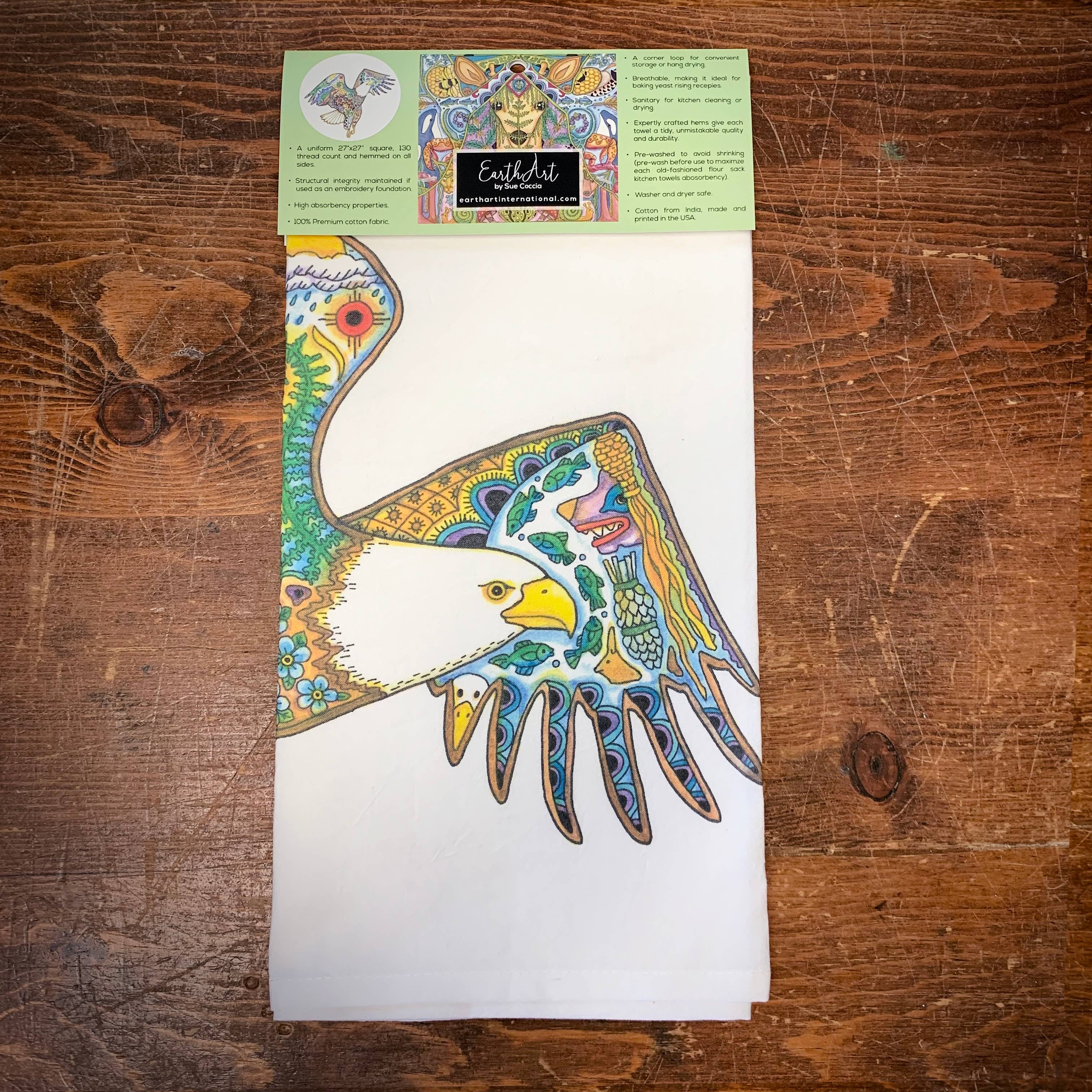 Bald Eagle Flour Sack Towel
