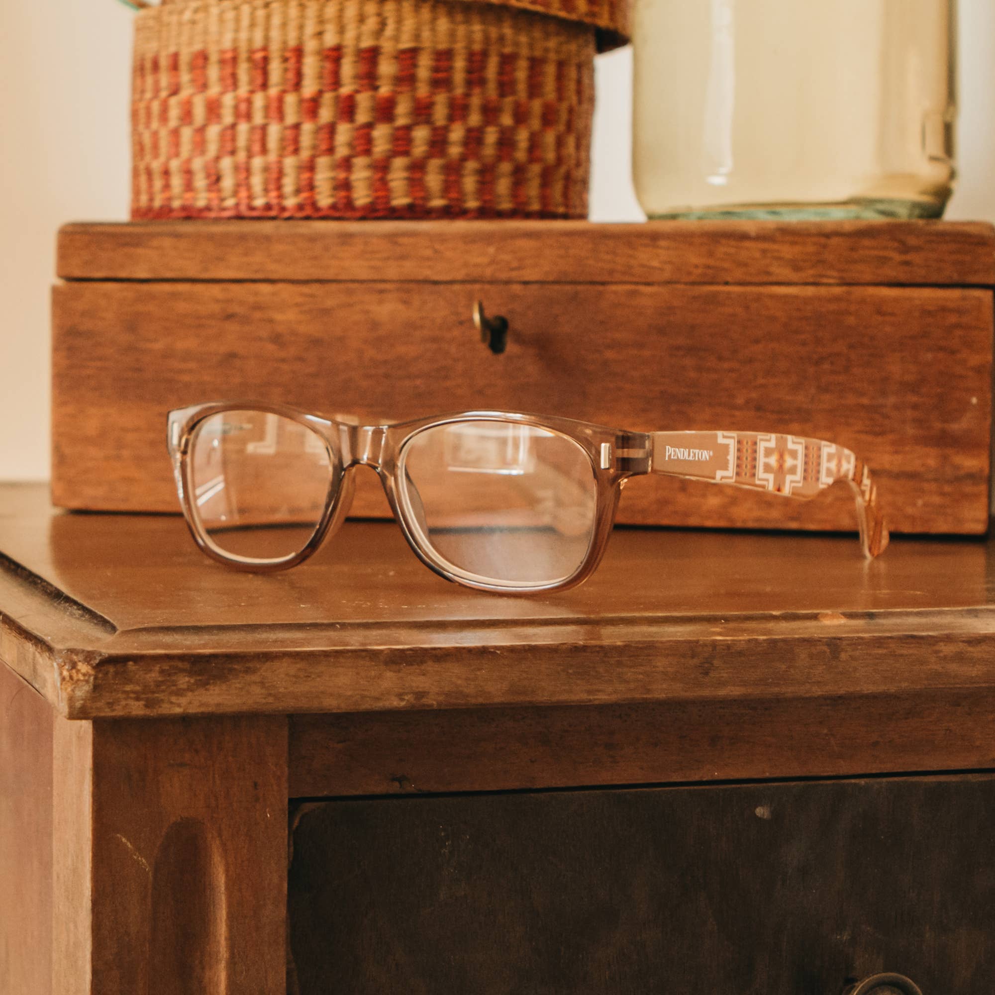 Pendleton Eyewear - Pendleton Readers - Frontier: Sand / Harding: Sand - Harding / 2.5x