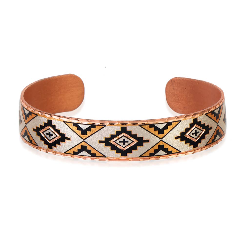 Native American Design Cuff Bracelet