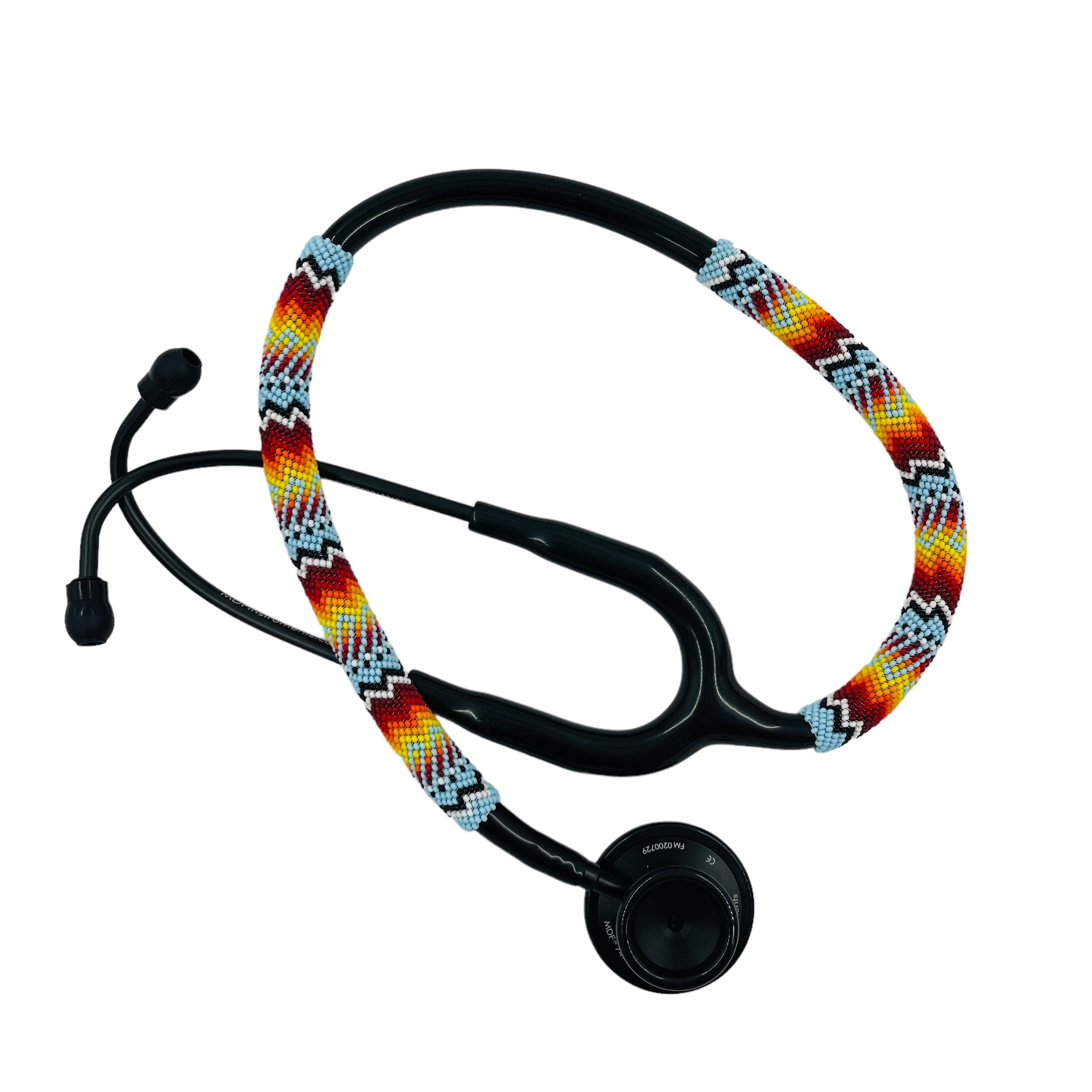 Beaded Stethoscope MDF Light Blue