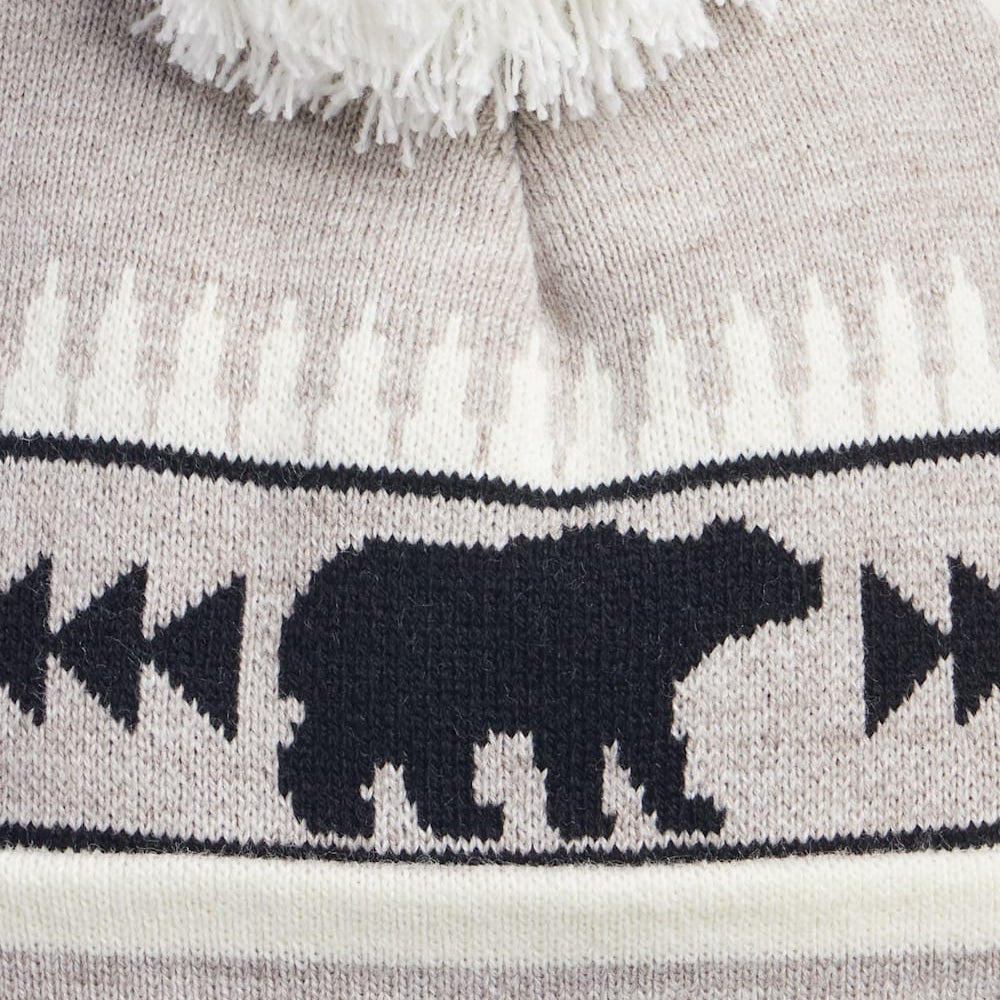 Pendleton - Retro Scene Beanie - Bear Light Grey