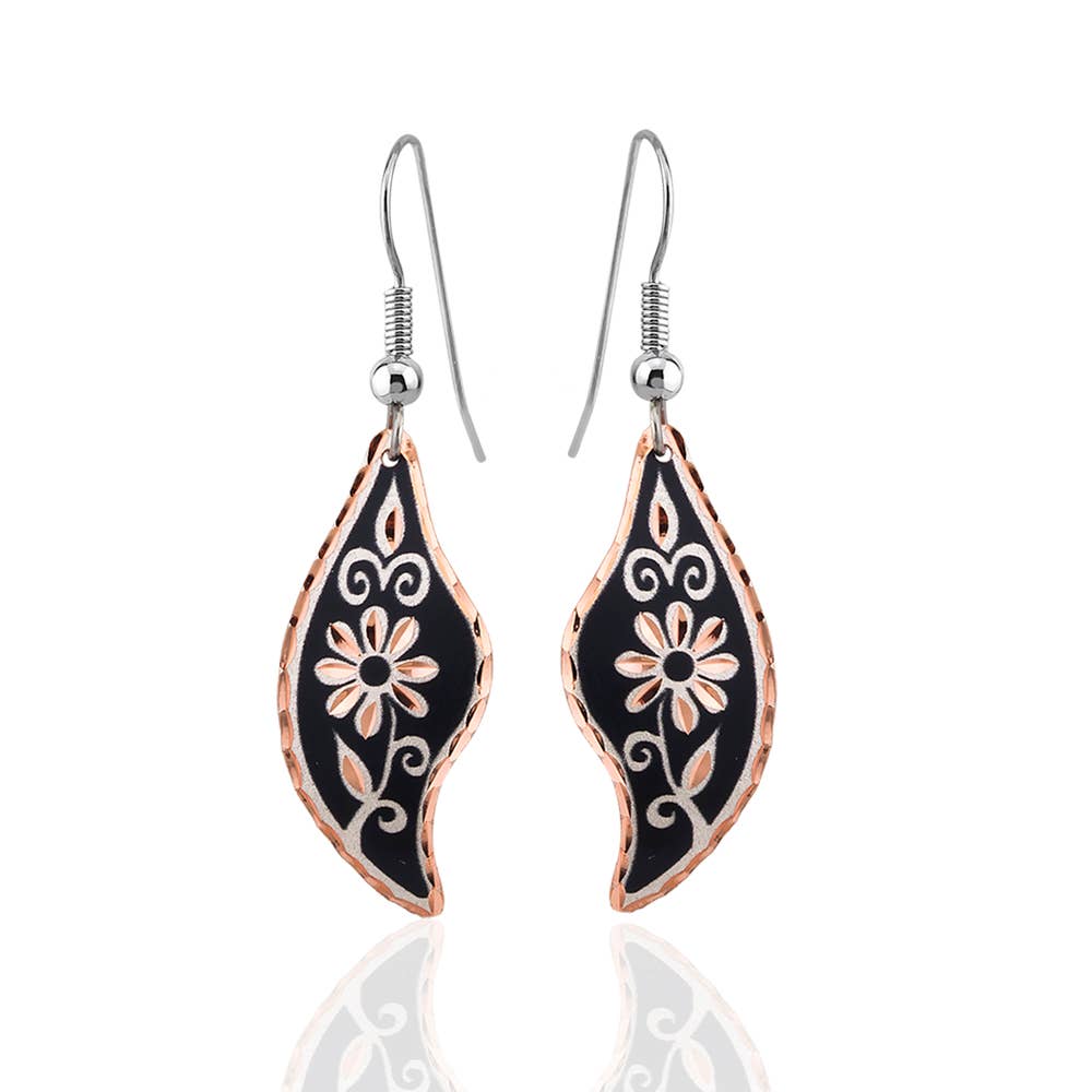 Floral Design Earrings