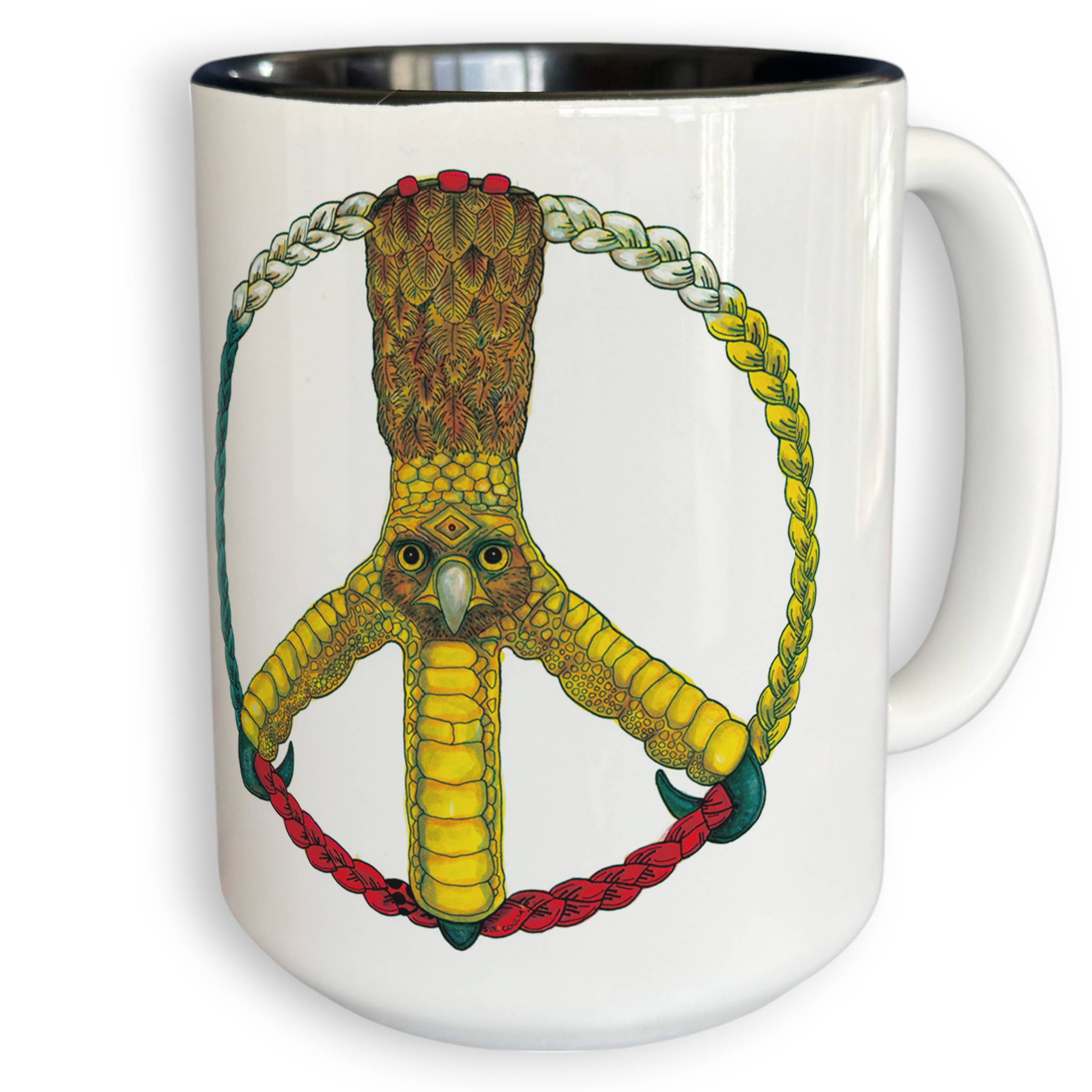 Peace Eagle 15 oz Mug