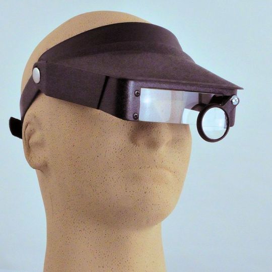 Magnifying Visor with 4 Magnifications | 2x, 2.5x, 4x & 8x | Hands-Free Head Magnifier