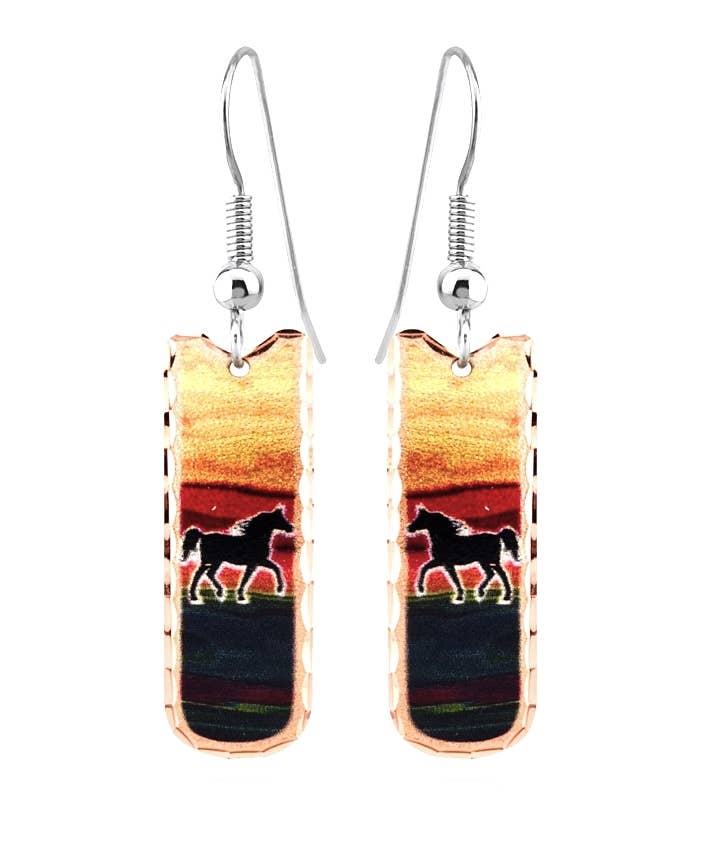 Dainty Horse Earrings