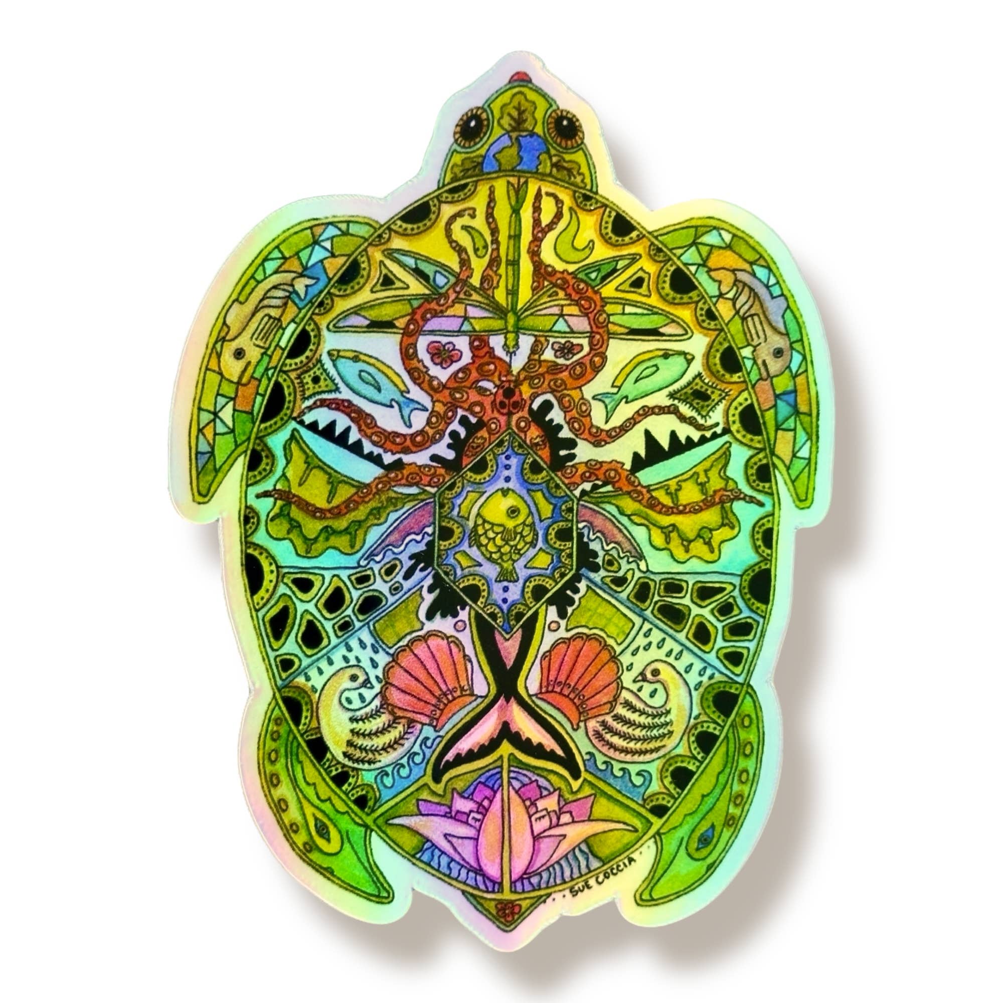 Sea Turtle Sticker HOLOGRAPHIC