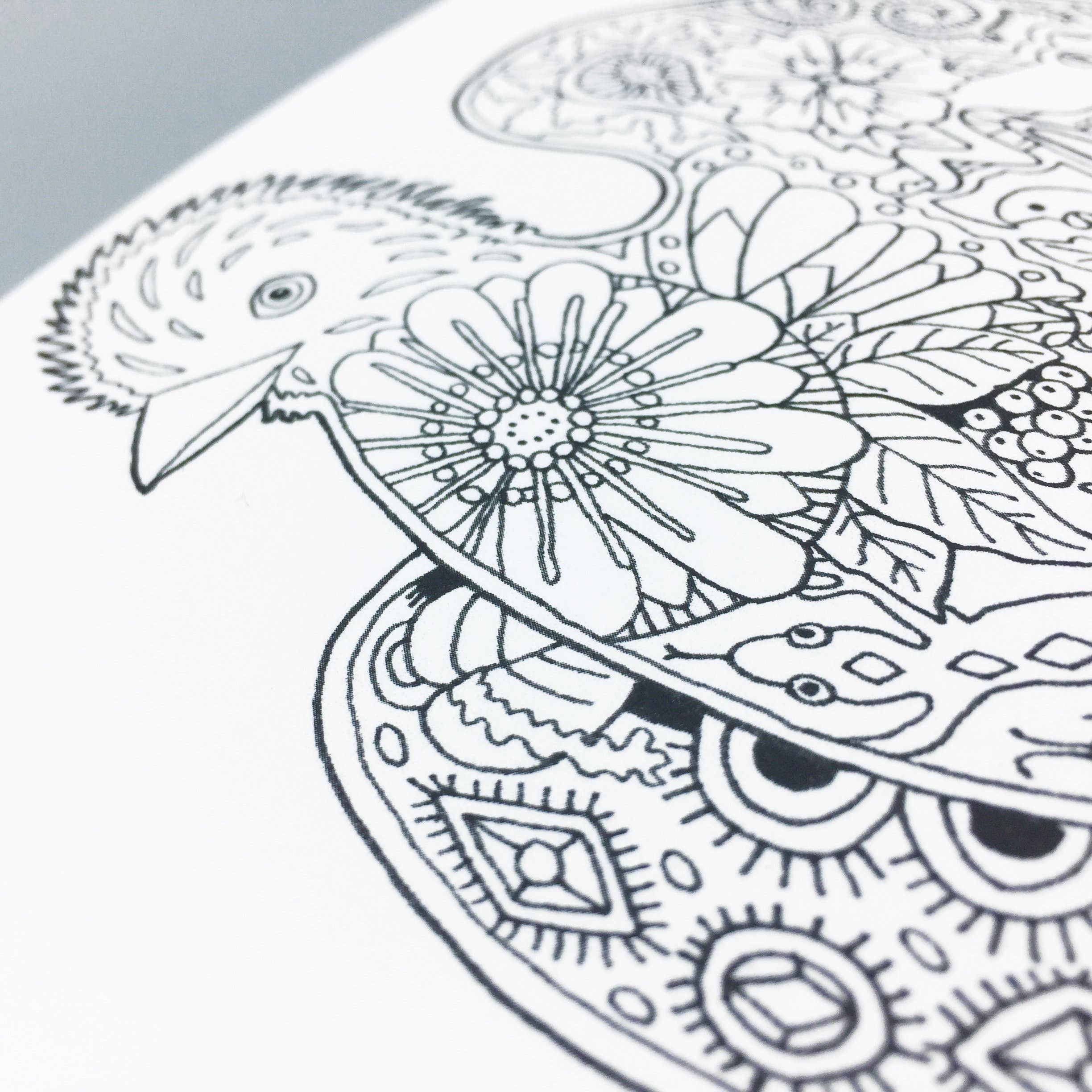 Garden Critters Coloring Book