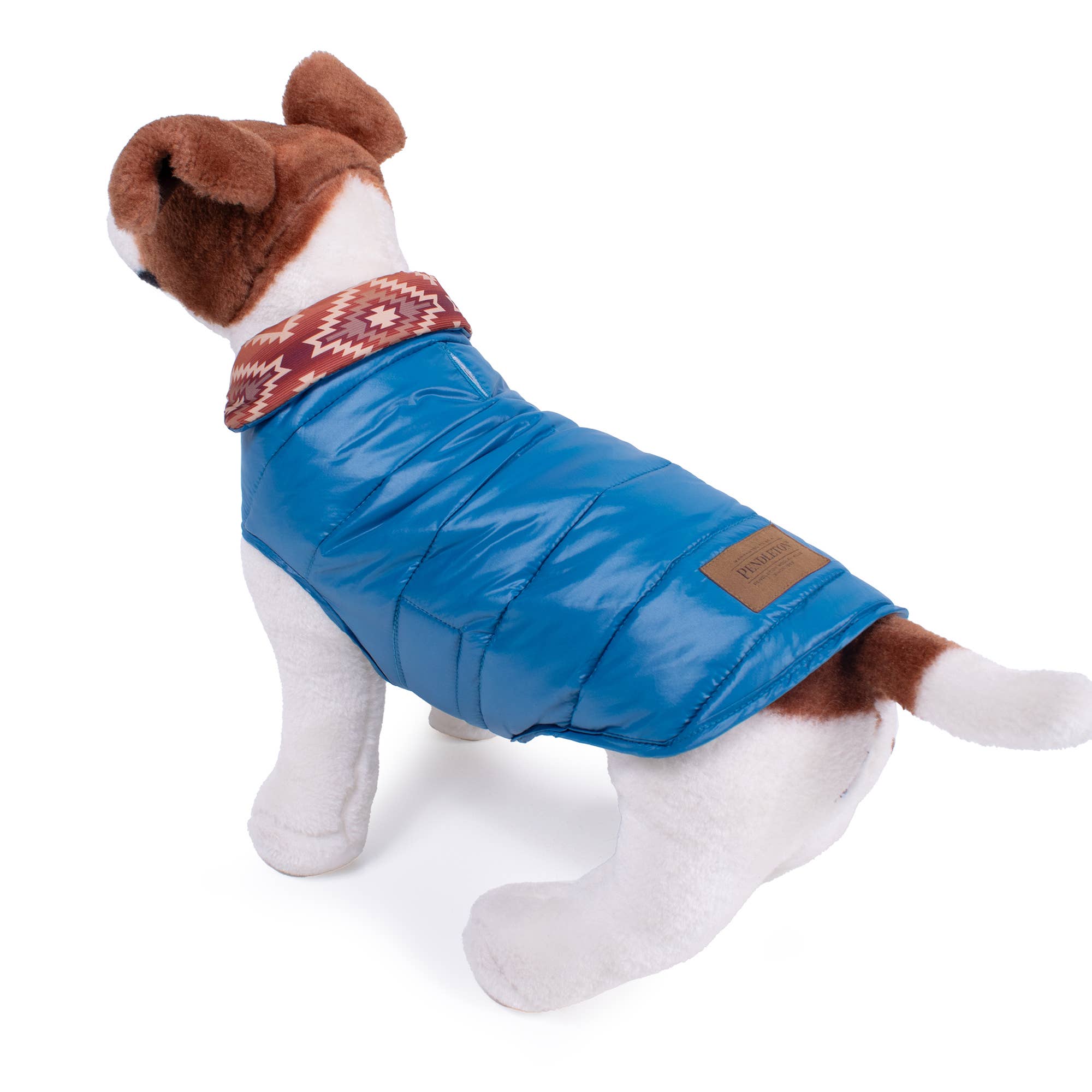 Pendleton Puffer Style Adjustable Dog Coat - Pagosa Springs