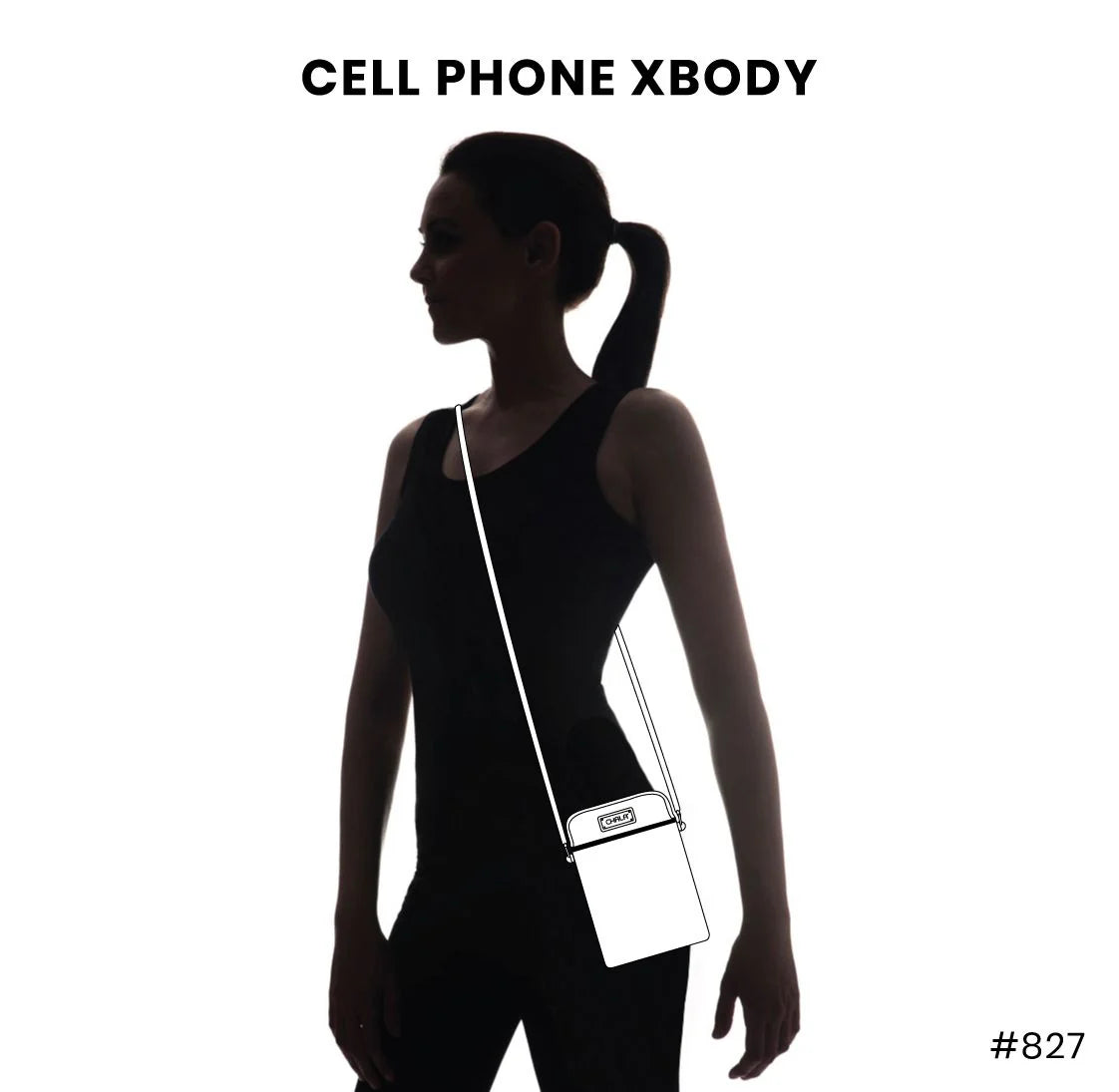 Cell Phone Crossbody – Cardinal Black