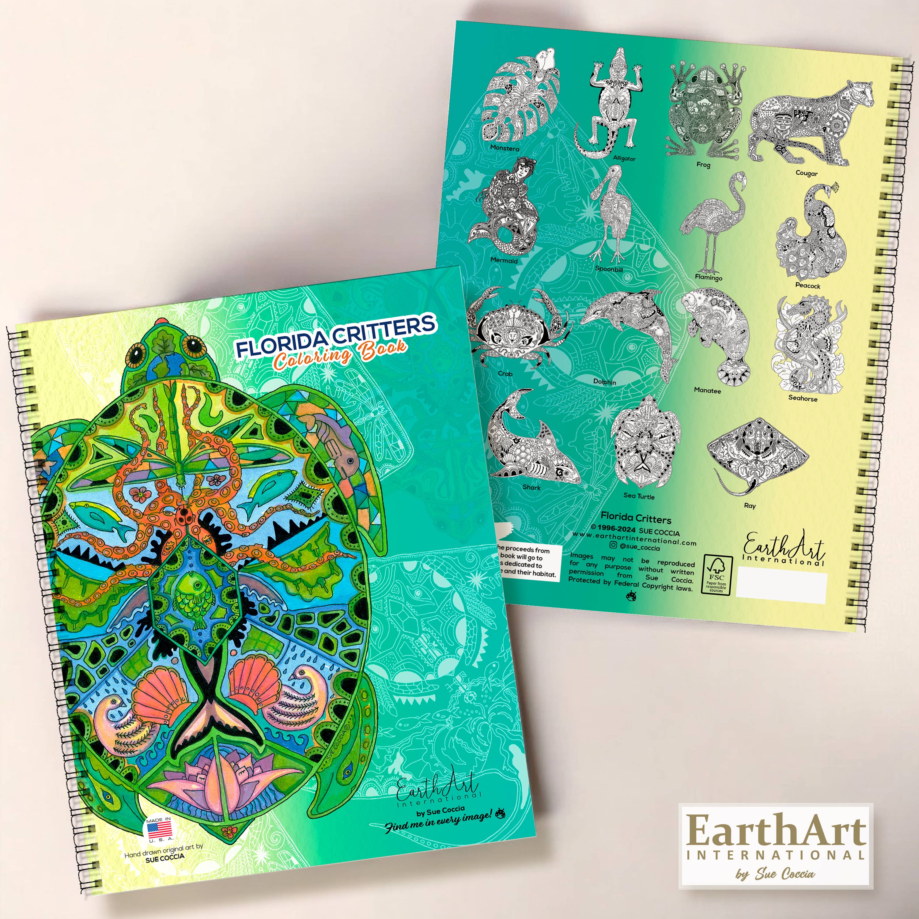 Florida Critters Coloring Book