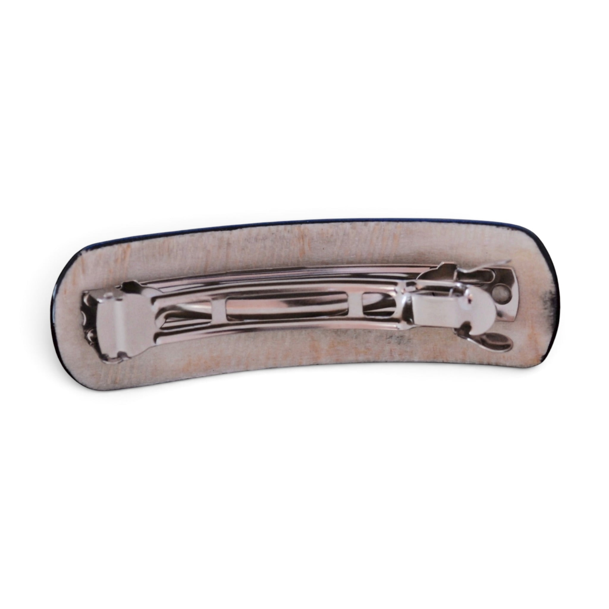 Antler Rectangle Barrette - Teal