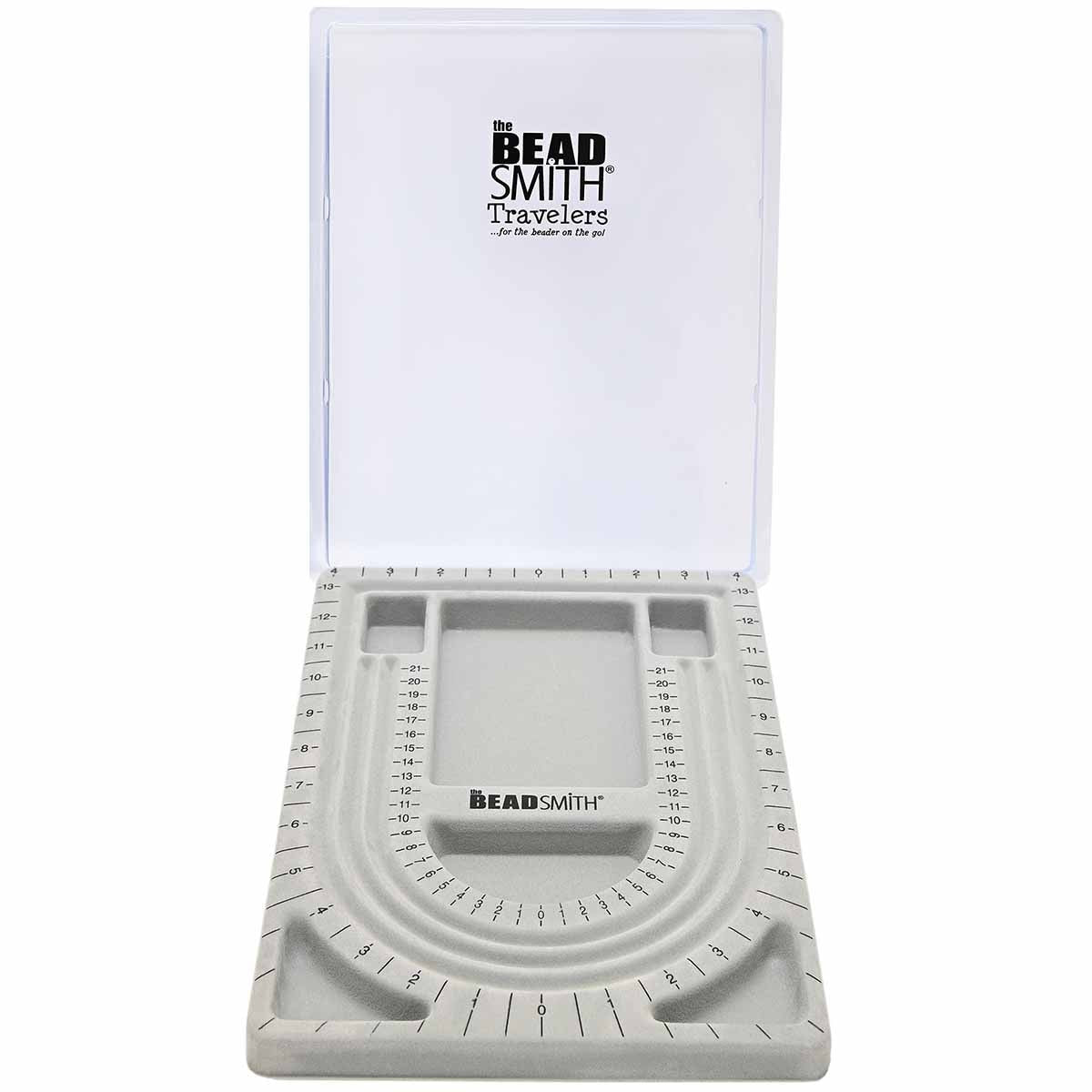 28” U-Channel Bead Board with Lid – Flocked | Beadsmith