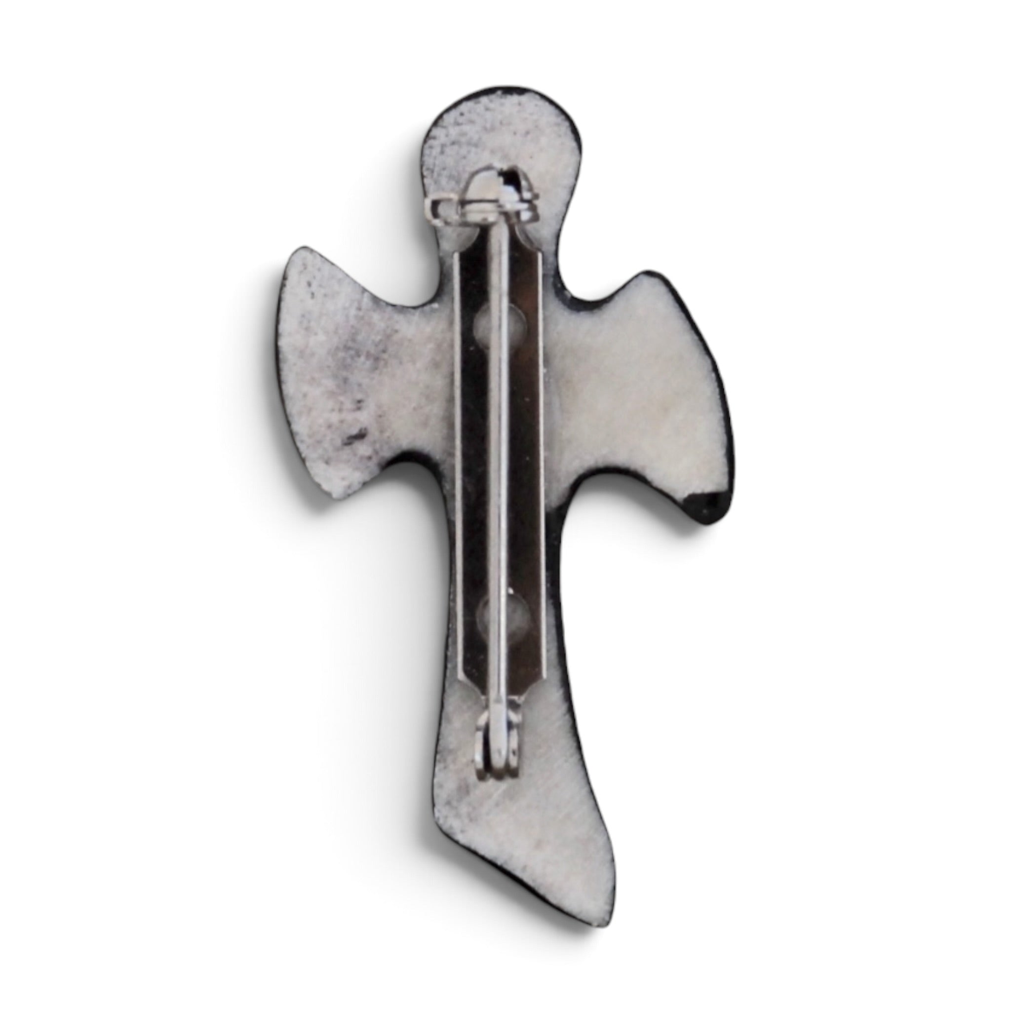 Antler Cross Pin - Multi