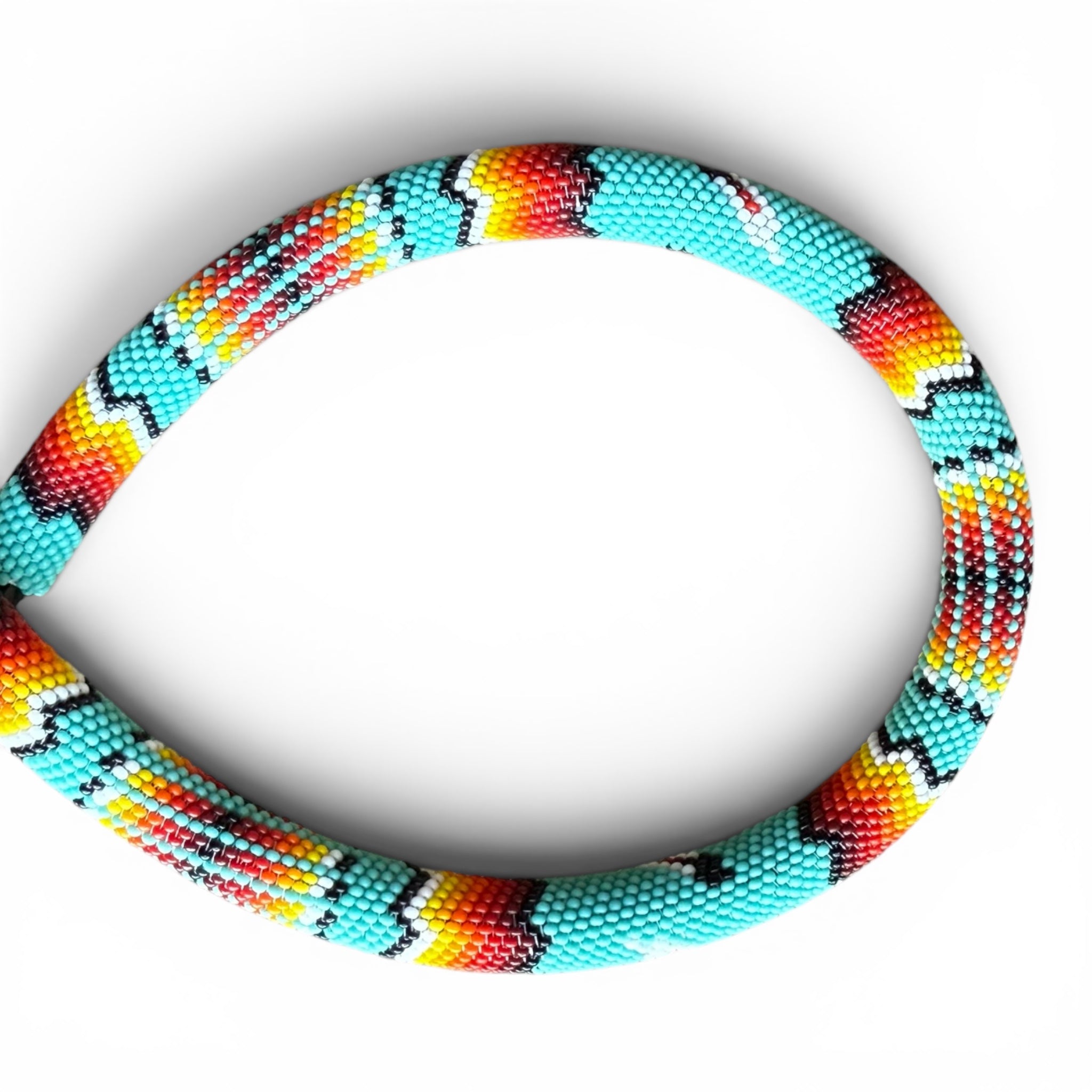 Navajo Beaded Littmann Cardiology IV Stethoscope – Turquoise Feather Design