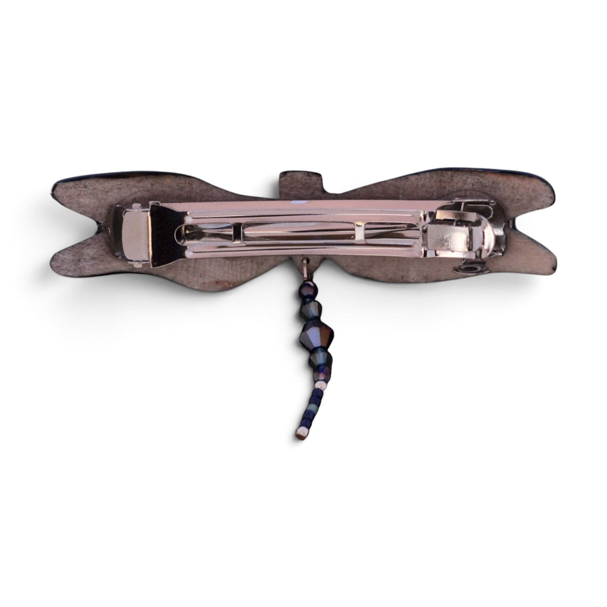 Antler Dragonfly Barrette - Blue