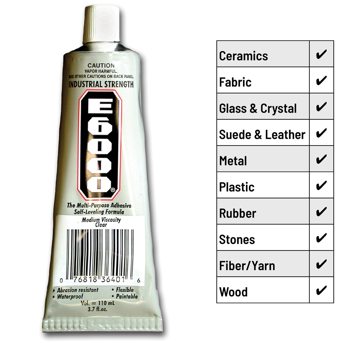 E6000 Craft Adhesive - 3.7 oz