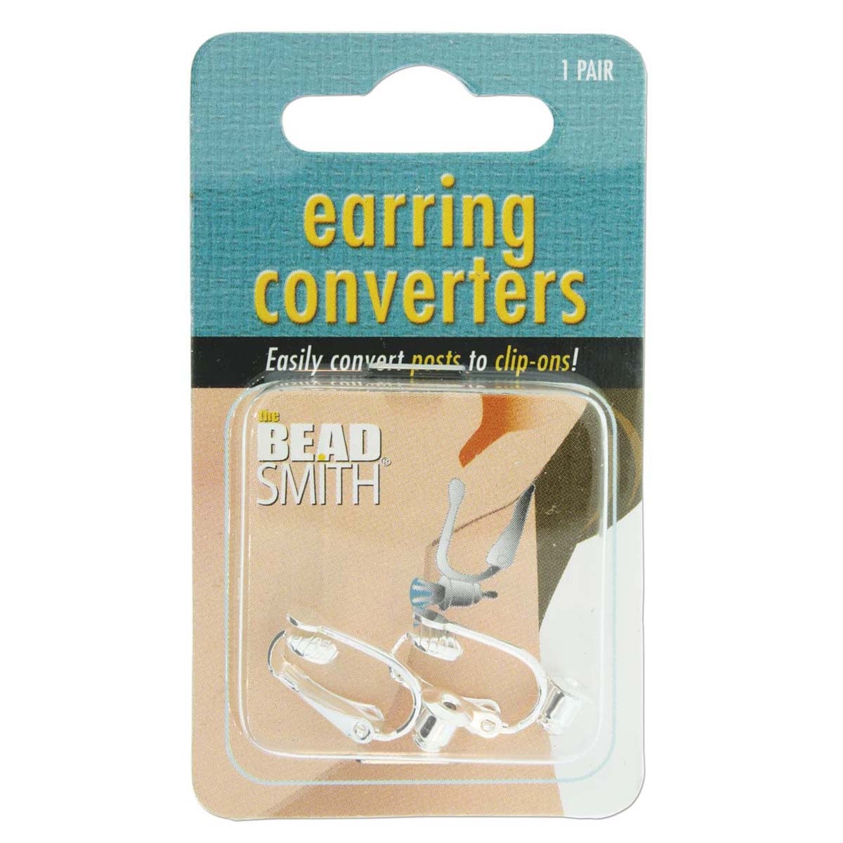 Earring Converters – Silver Plated | 1 Pair