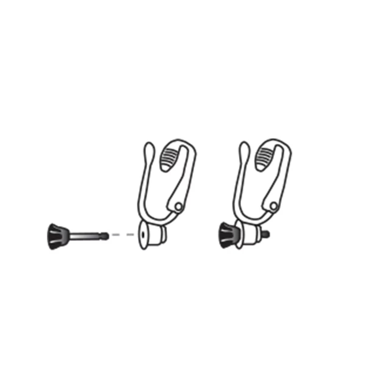 Earring Converters – Silver Plated | 1 Pair