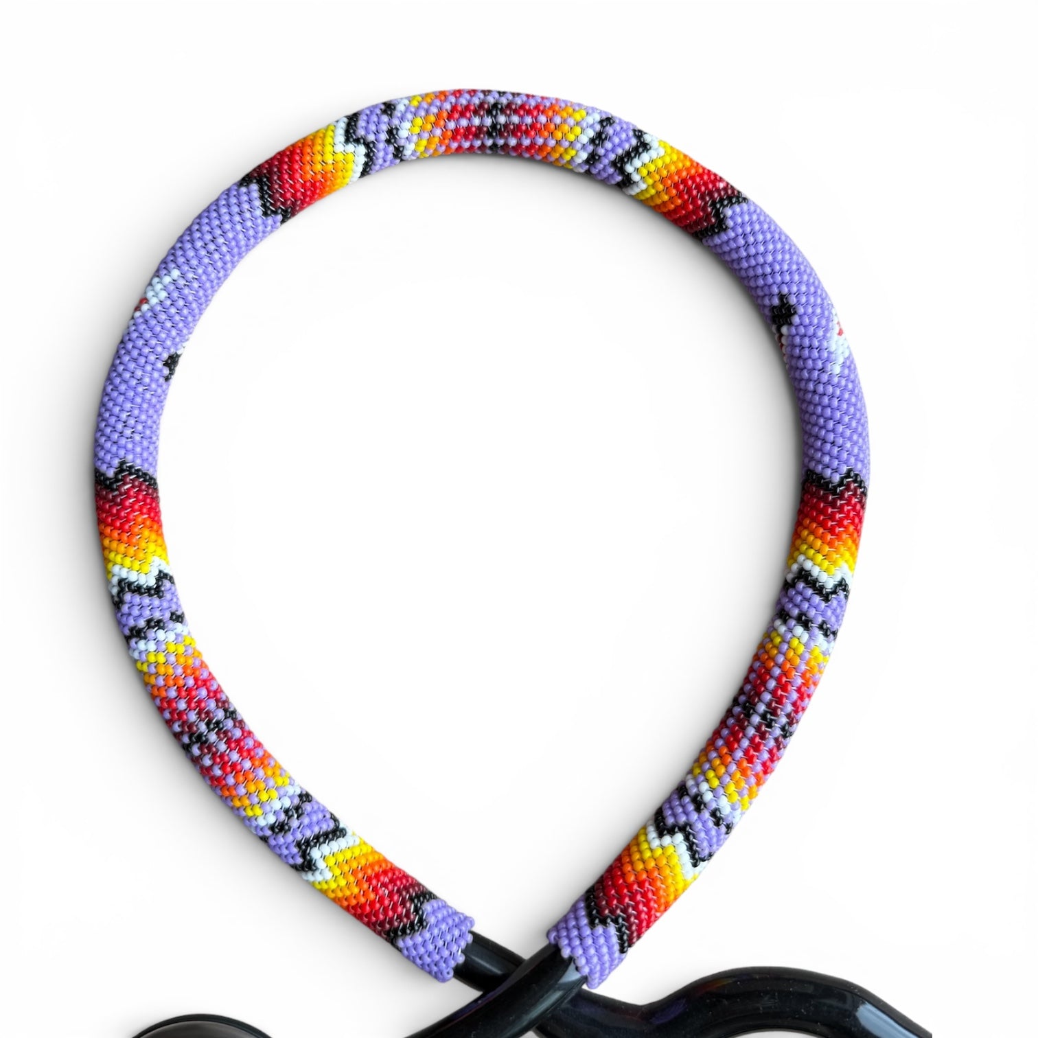 Navajo Beaded Littmann Classic III Stethoscope – Purple Feather Design